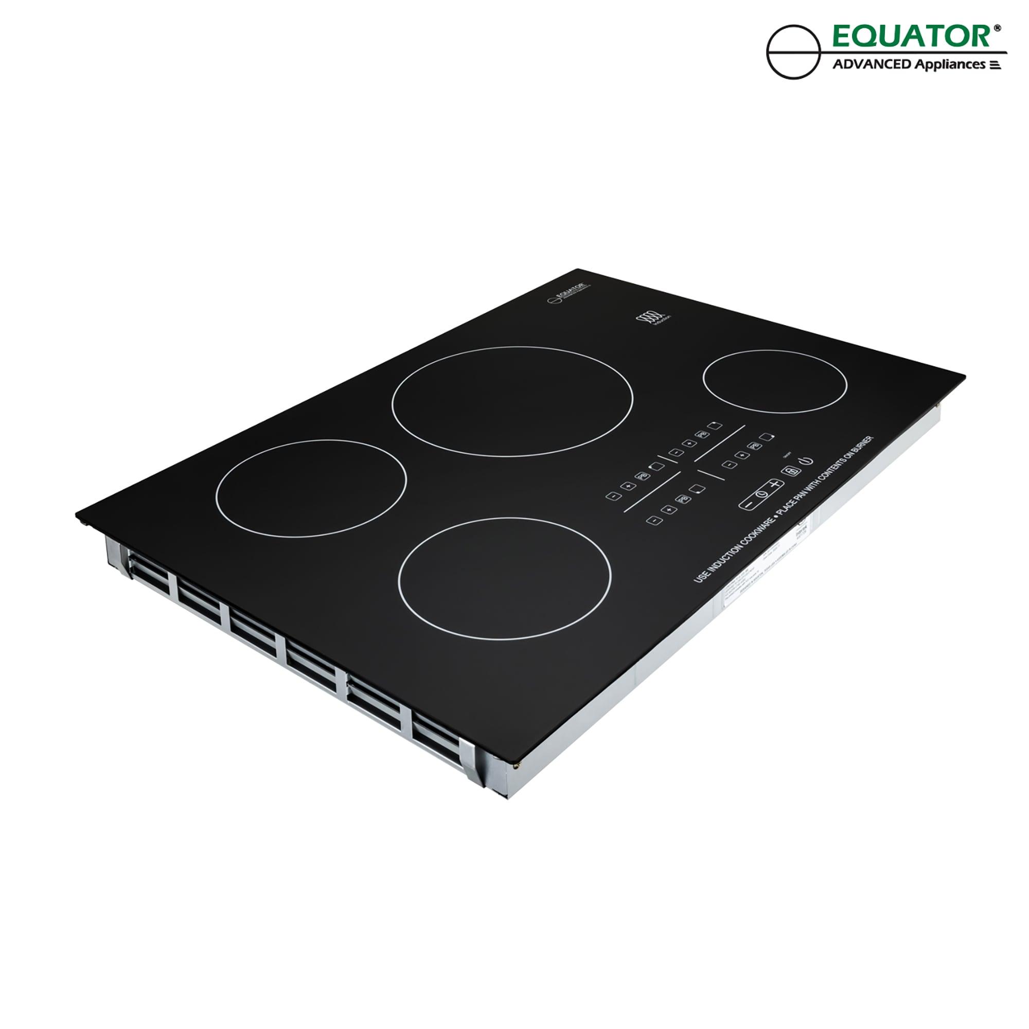 Equator 30" Built-in 4 Burner Induction Cooktop 9 Level POWER BOOST 220V