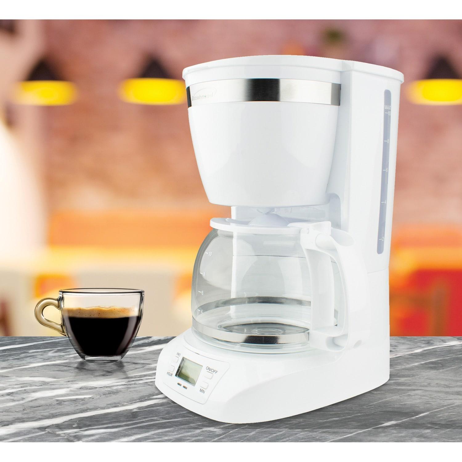 Brentwood 10-Cup Digital Coffee Maker (White)