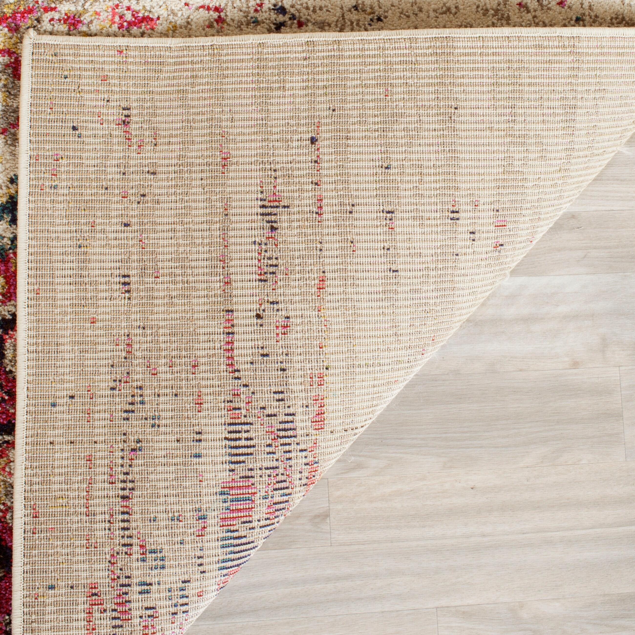 Monaco MNC209 Power Loomed Indoor Area Rug - Ivory/Pink - 8'9"x11'9" - Safavieh.