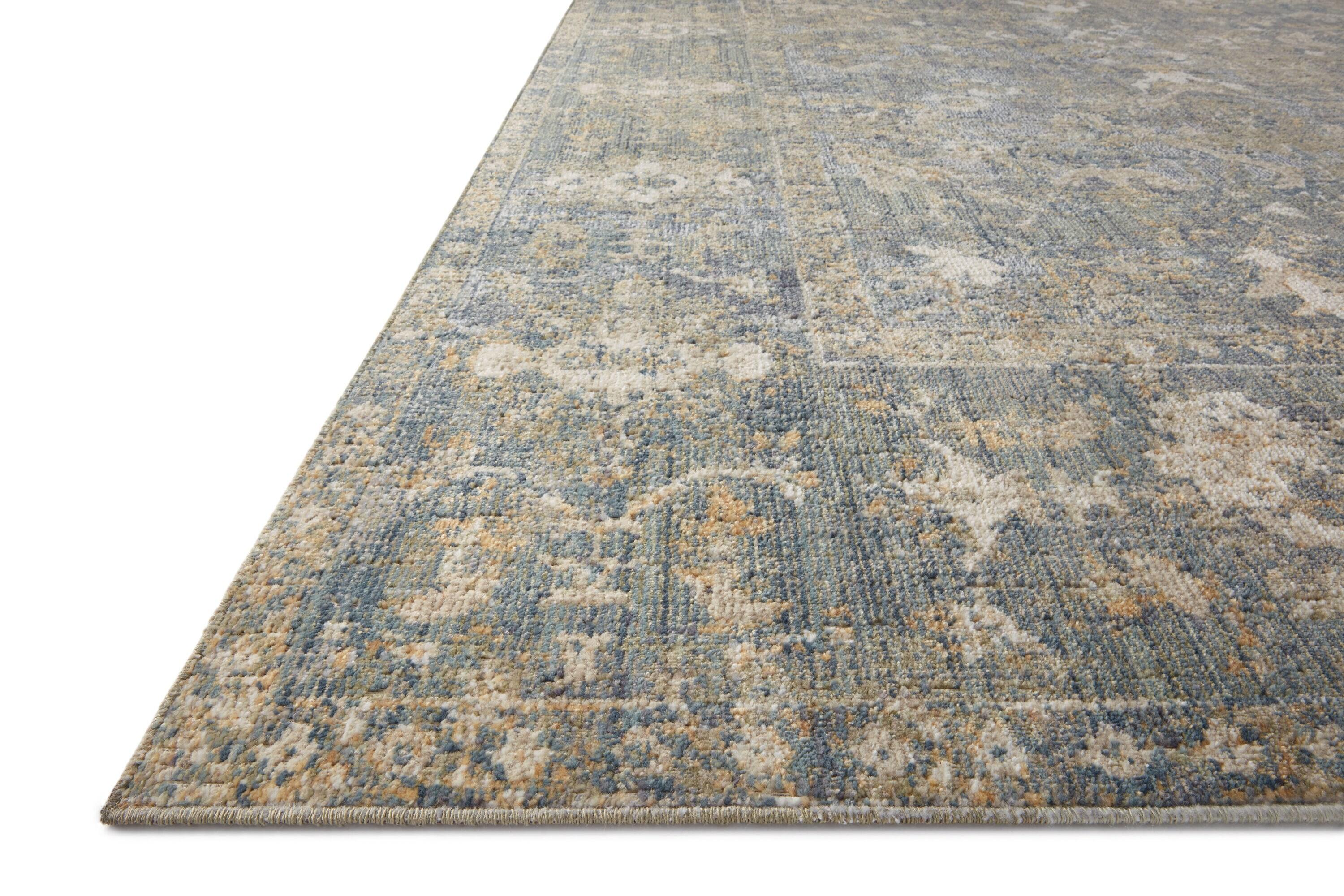 Rosemarie Rug by Chris Loves Julia x Loloi - Sand and Lagoon / 2'7" x 10' Runner