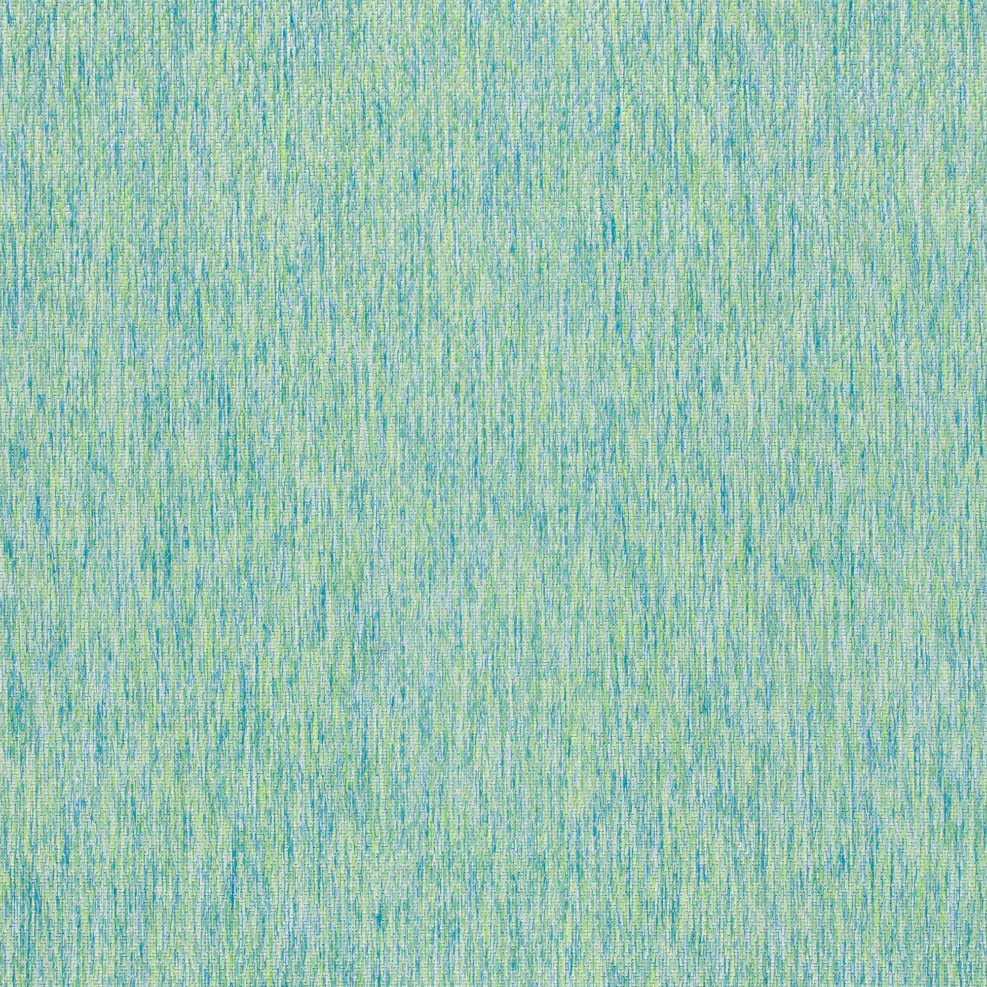 Courtyard CY8521 Power Loomed Indoor/Outdoor Area Rug - Green/Blue - 5'3"x5'3" - Safavieh.