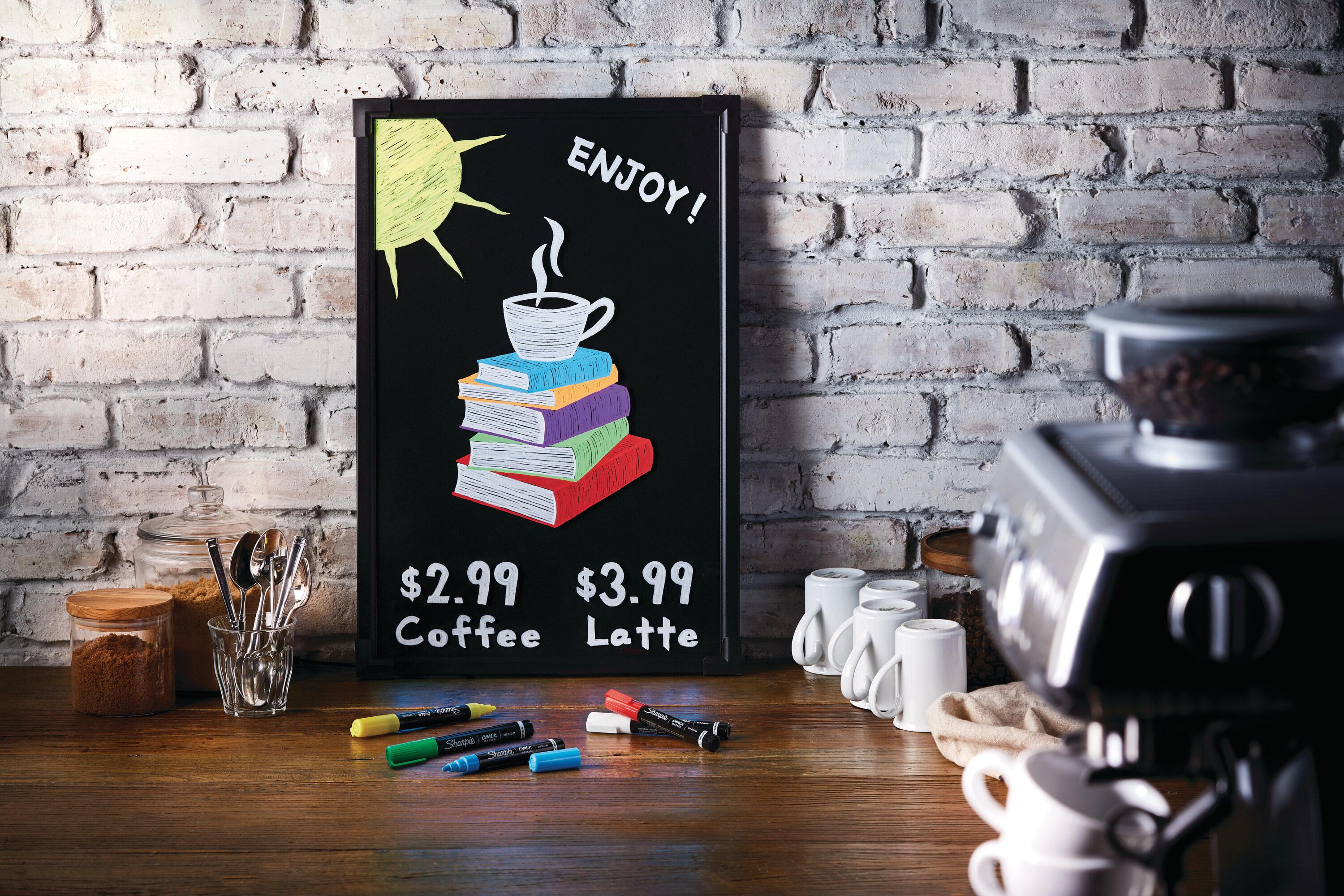 Sharpie Chalk Marker Set, 3-Color Primary Set