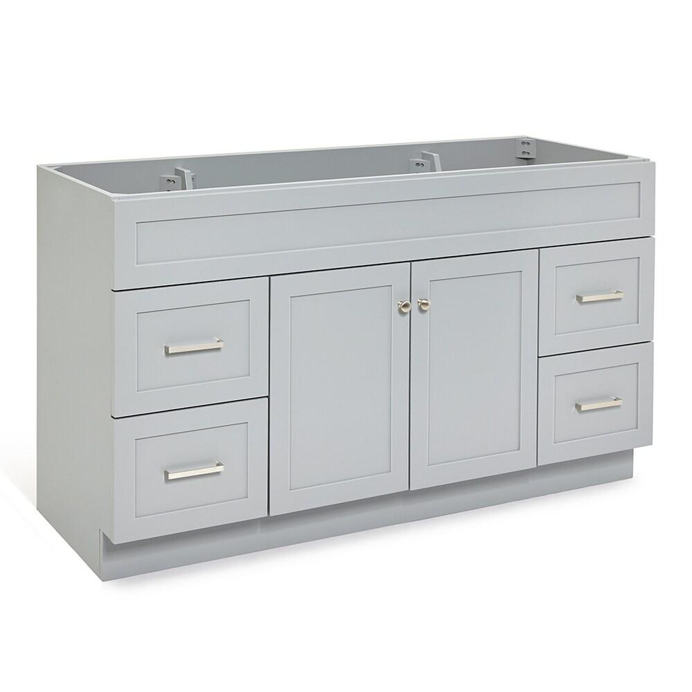 Ariel F060s-Bc Hamlet 60" Single Free Standing Vanity Cabinet Only - Grey