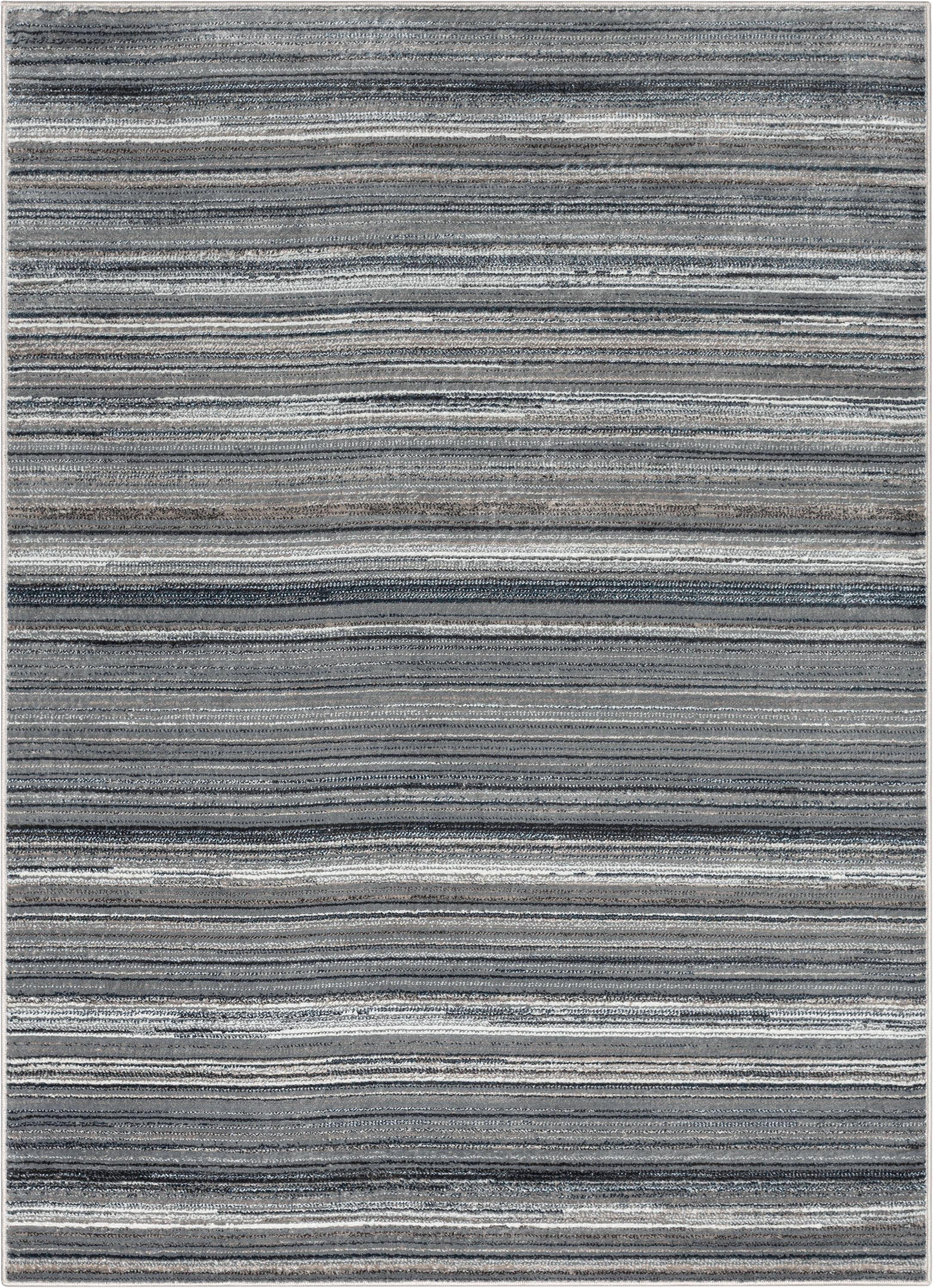 Well Woven Verity Moroccan Area Rug, 3.92' x 5.25', Eclectic Geometric Pattern, Soft, Glam Pile, Distressed Design & Modern Color Palette