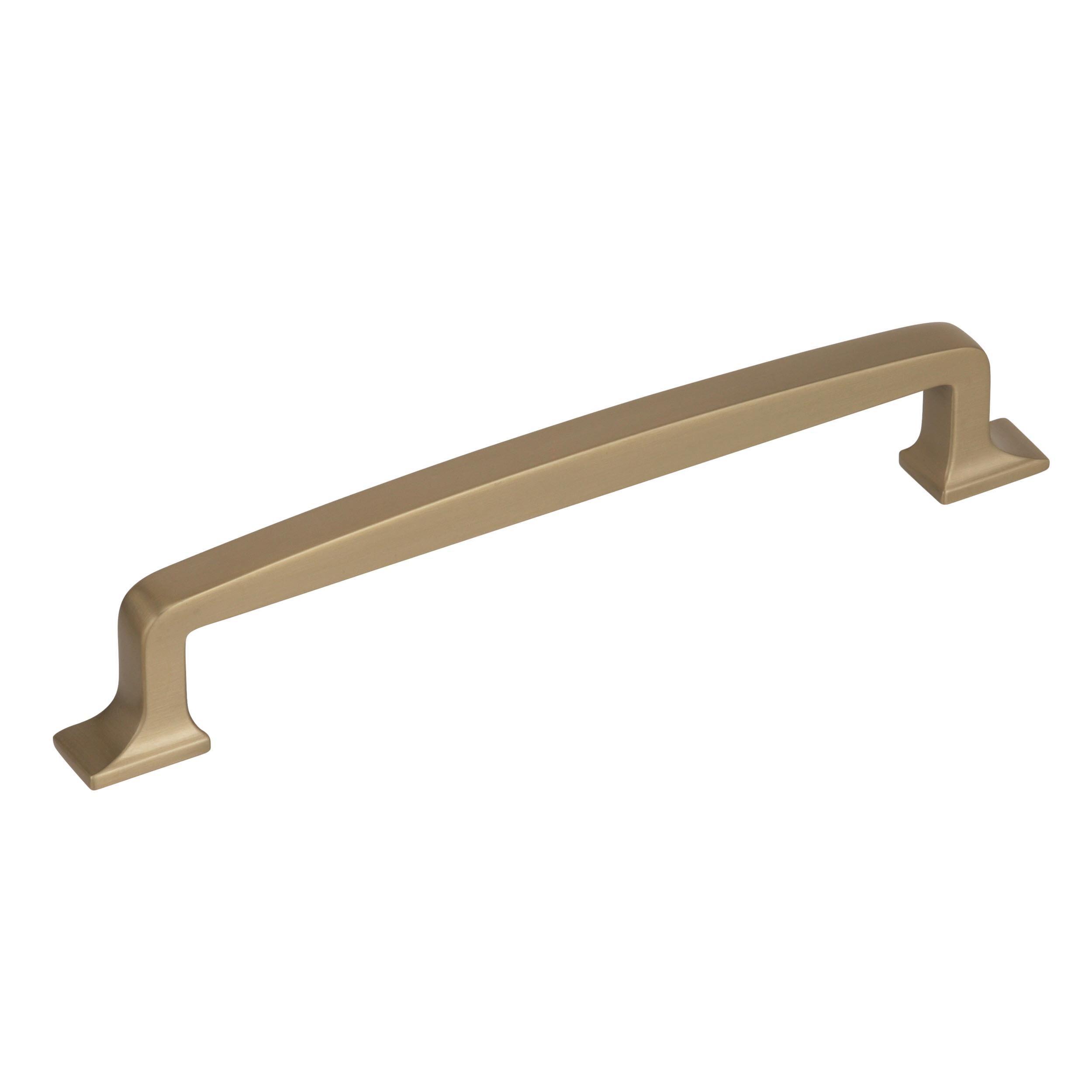 Amerock Westerly 6-5/16 inch (160mm) Center-to-Center Golden Champagne Cabinet Pull