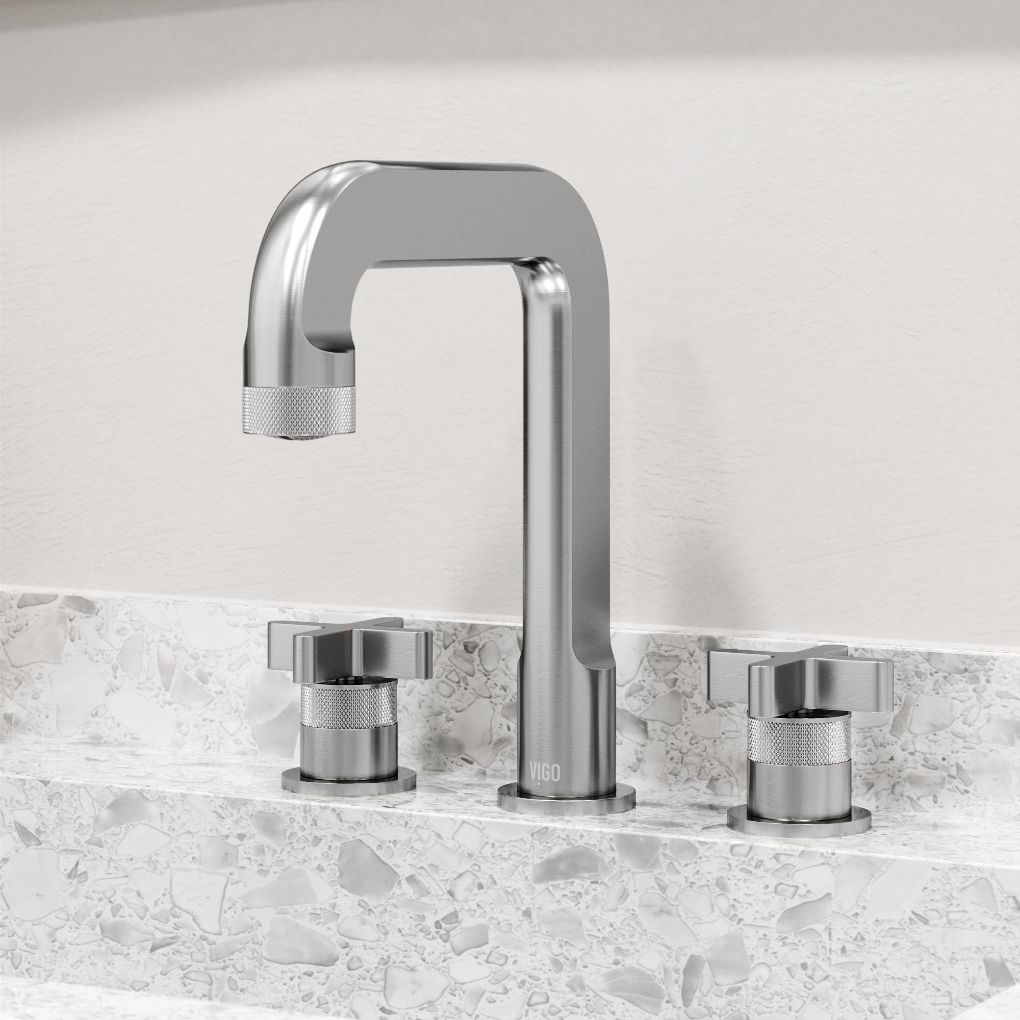 Wythe 9" H Two Handle Widespread Bathroom Faucet