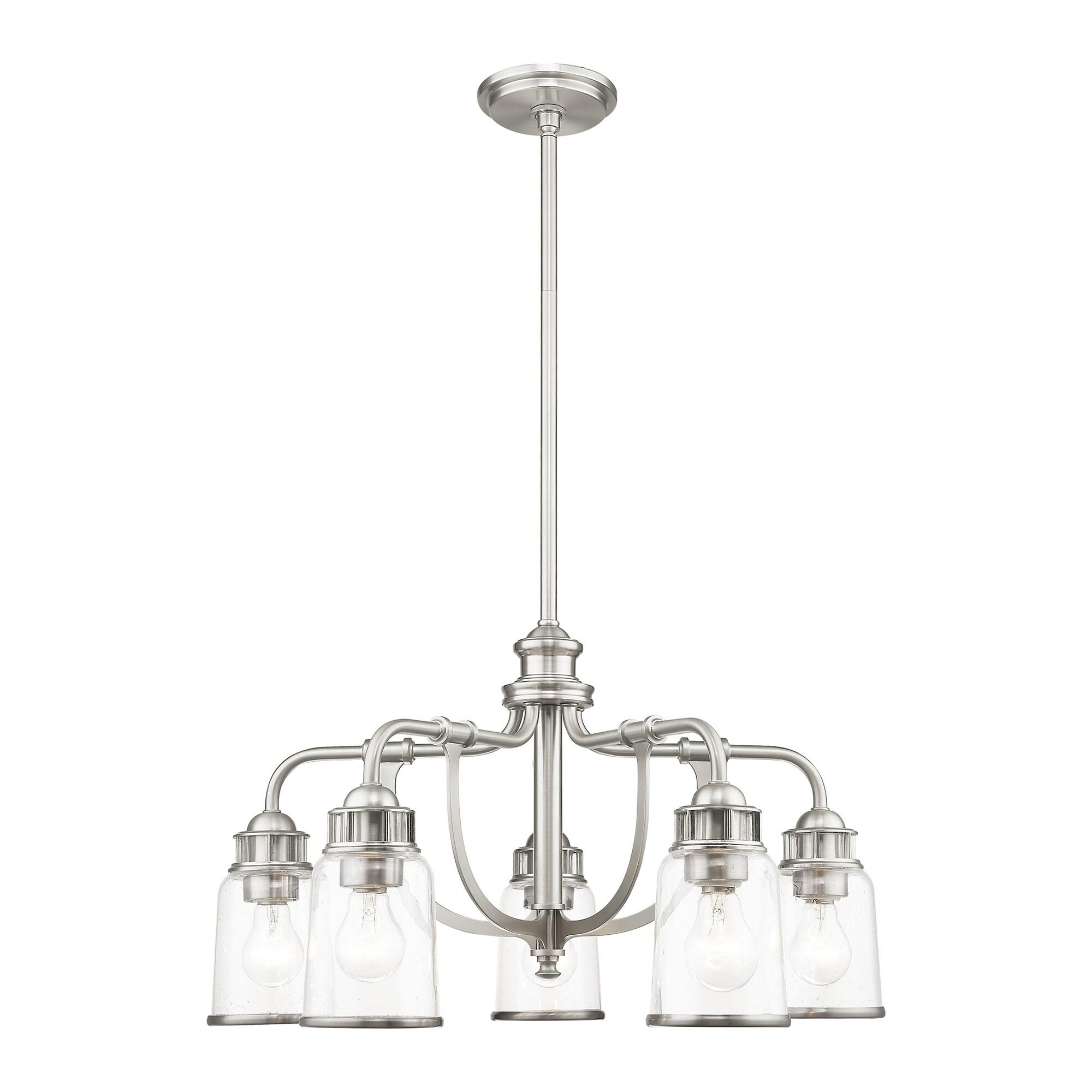 Livex Lighting Lawrenceville 5 - Light Chandelier in  Brushed Nickel