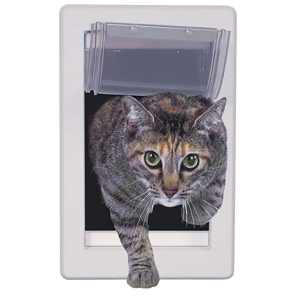 Ideal Pet Products Aluminum Sash Window Pet Door, Adjustable to Fit Window Widths from 27" to 32", Medium 7” x 11-1/4” Flap Size