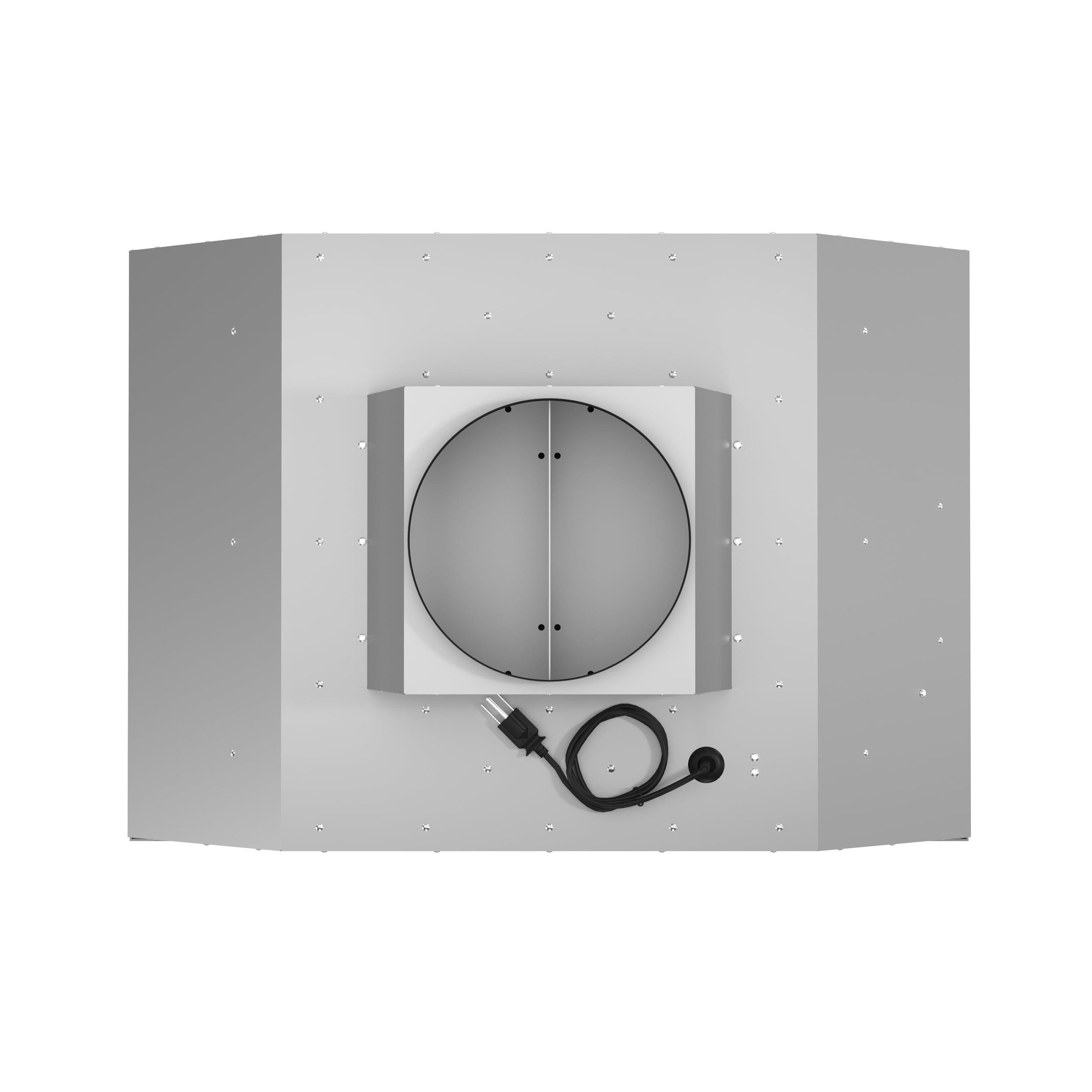 Forno Altilia 36-inch Insert Range Hood, 1200 CFM Double Motor, 4 Speed Control, All Stainless Steel FRHRE5337-36