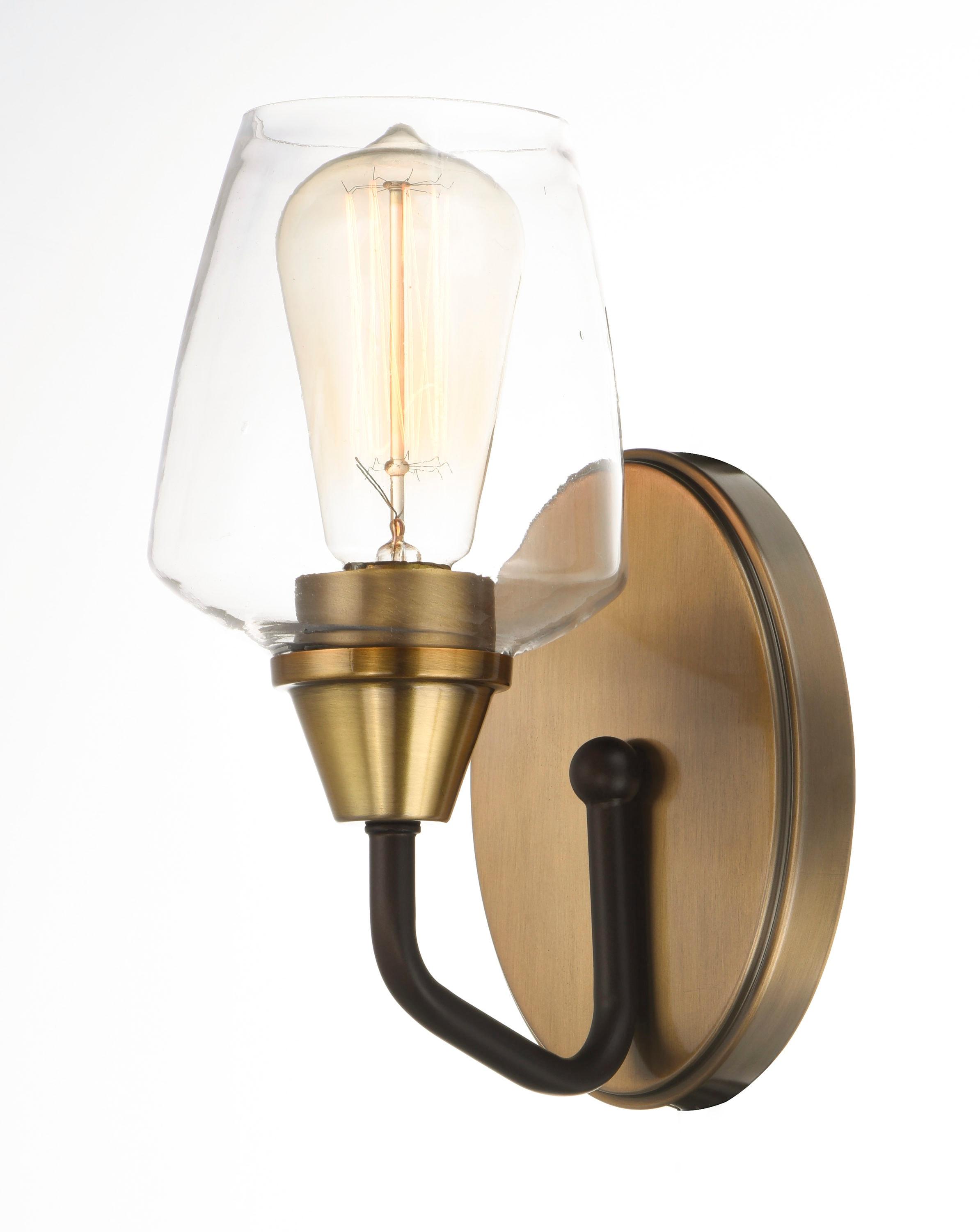 Maxim Lighting Goblet 1 - Light Wall Light in  Bronze/Antique Brass