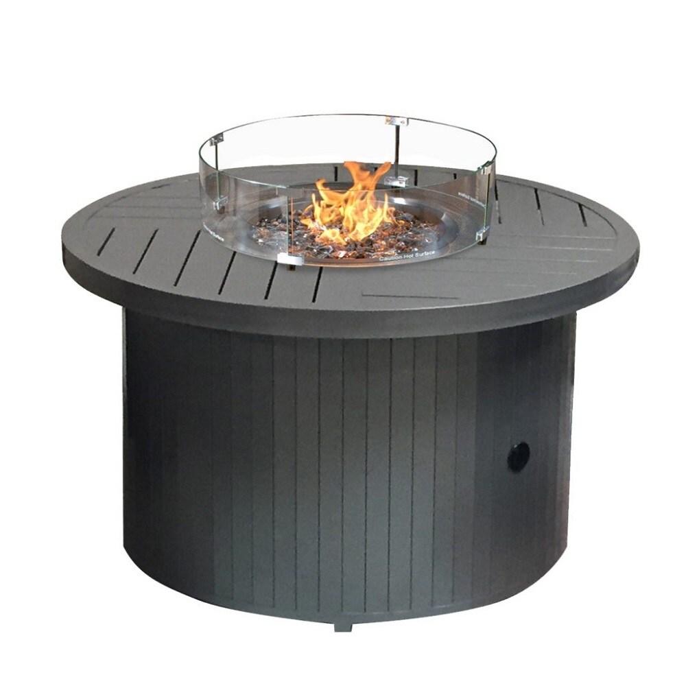 AZ Patio Heaters 22'' Round Glass Fire Pit Accessory