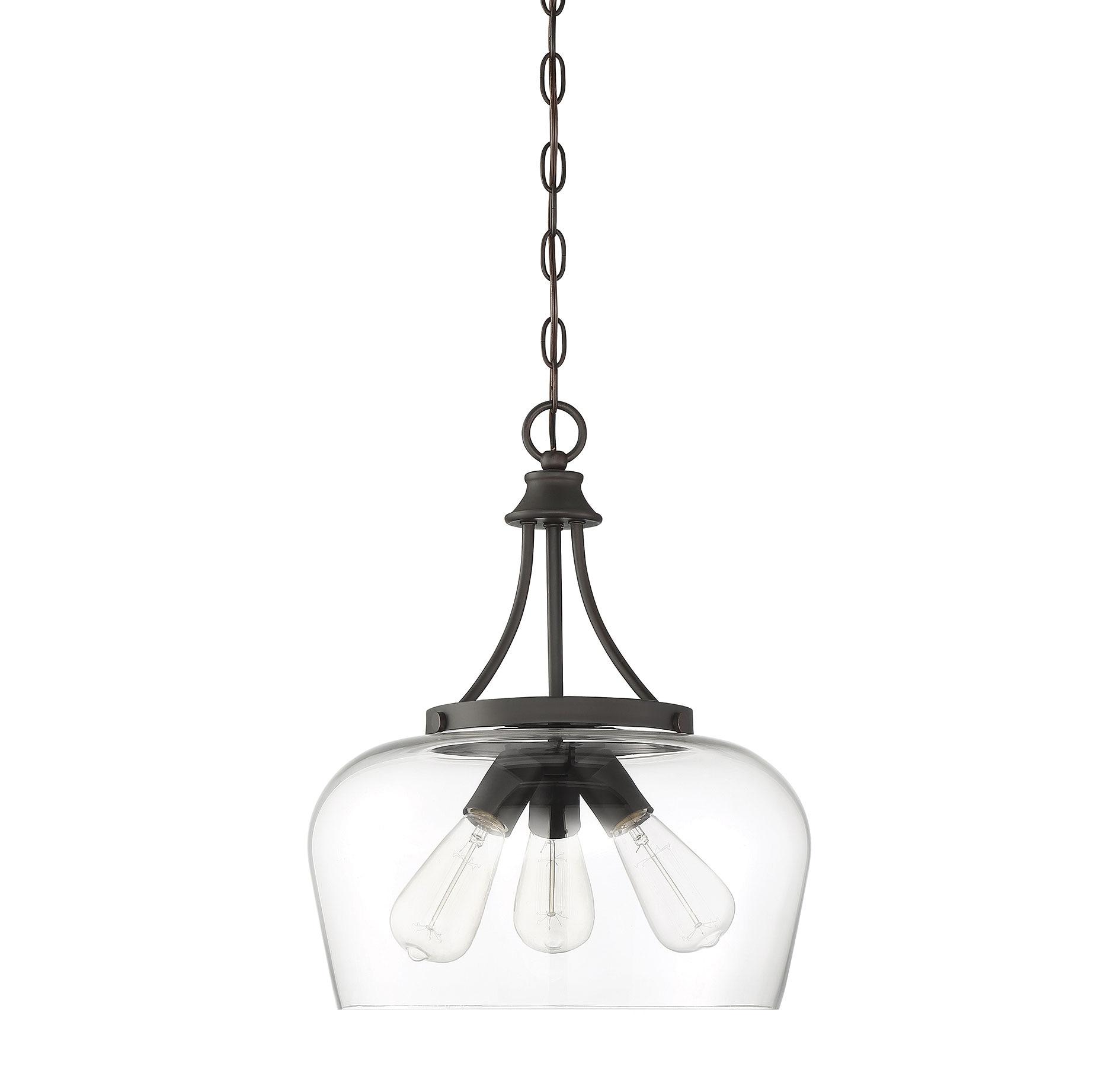 Savoy House Octave 3 - Light Pendant in  English Bronze