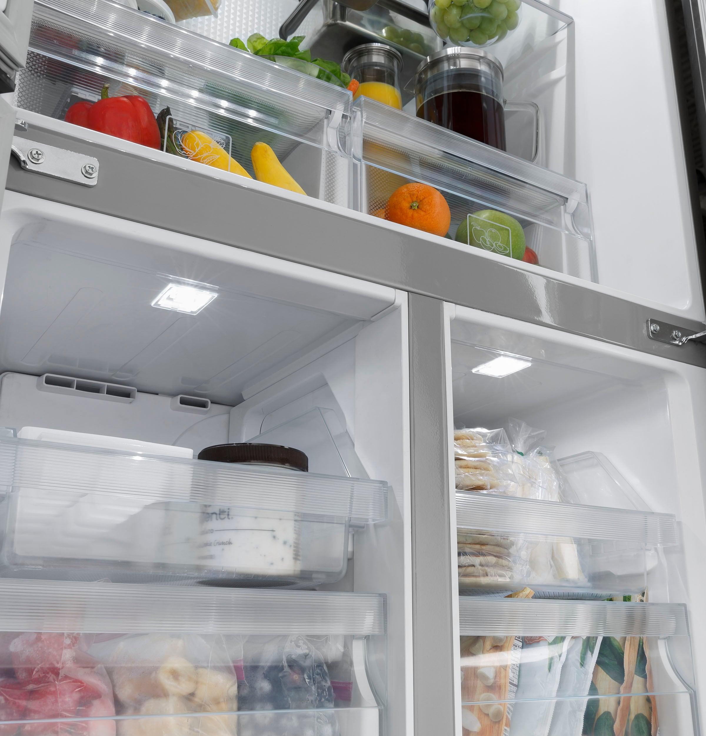 Haier Haier 33" 16.4 Cubic Feet Energy Star Smudge-Resistant Built-in Bottom Freezer Refrigerator QHE16HYPFS