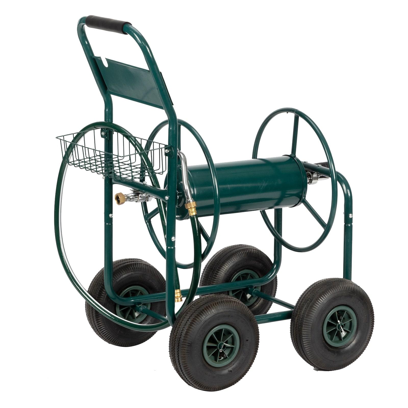 Outopee Iron 1-ft Cart Hose Reel