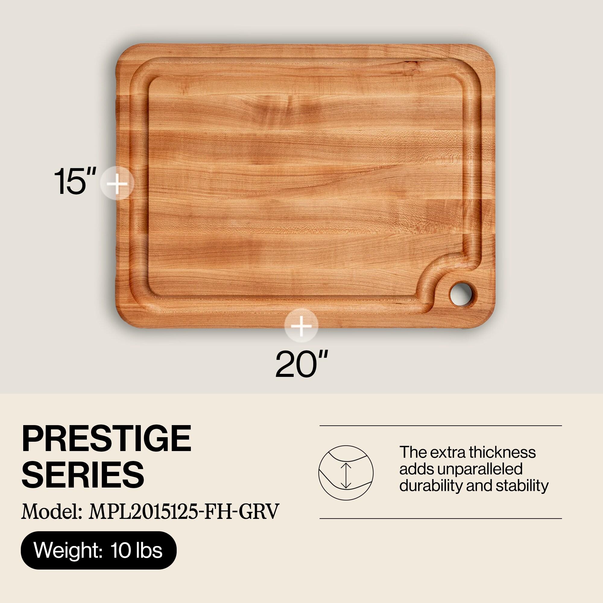 John Boos John Boos Prestige Series Maple Cutting Board with Juice Groove