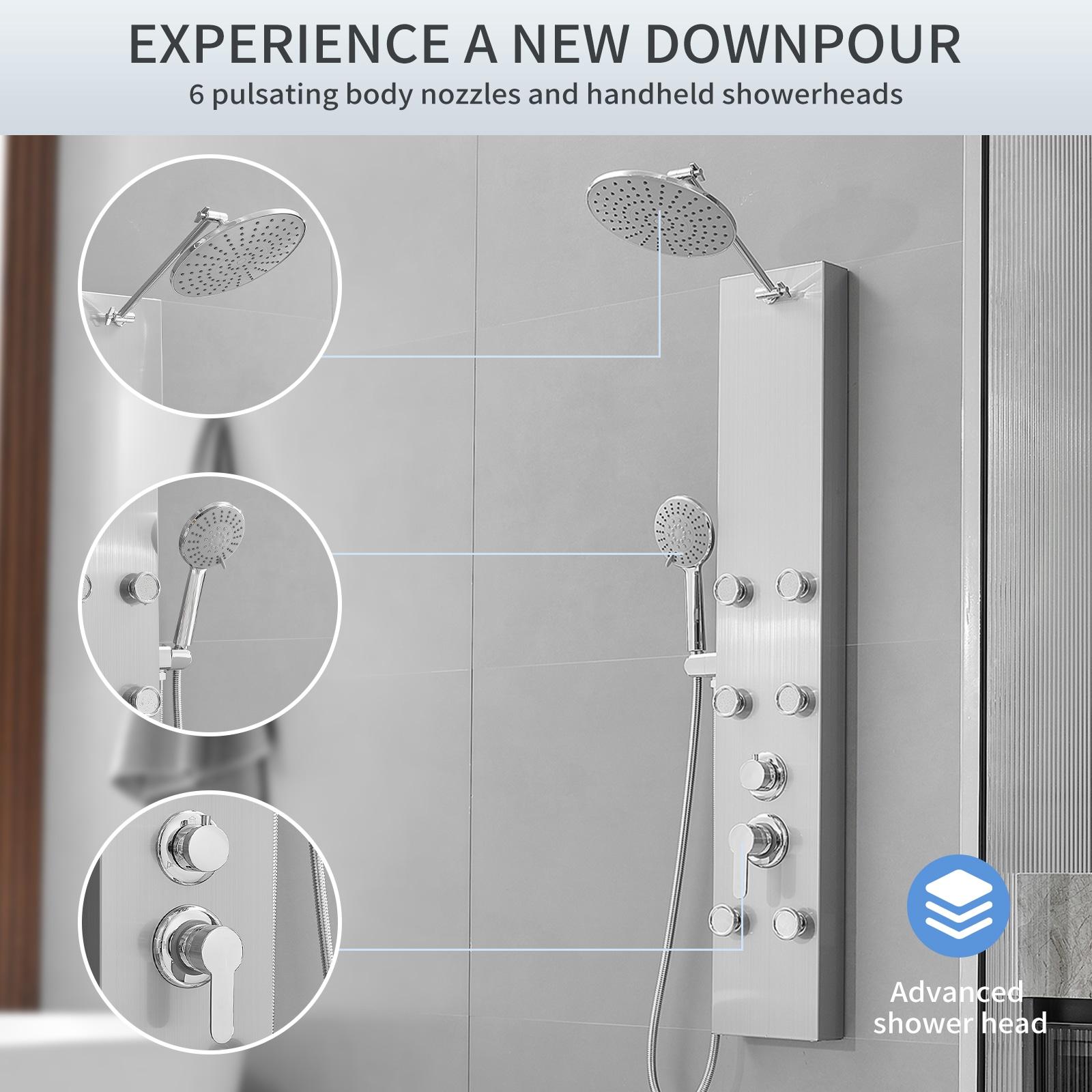 60.55'' Shower Panel with Adjustable Shower Head