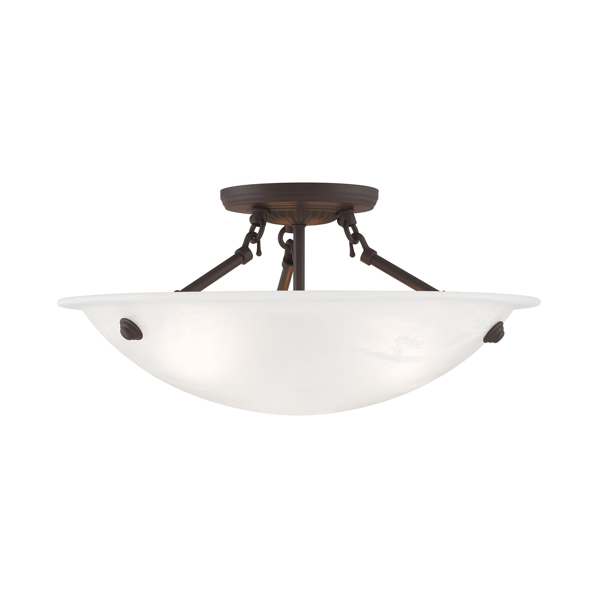 Livex Lighting Oasis 3 - Light Flush Mount in  Bronze