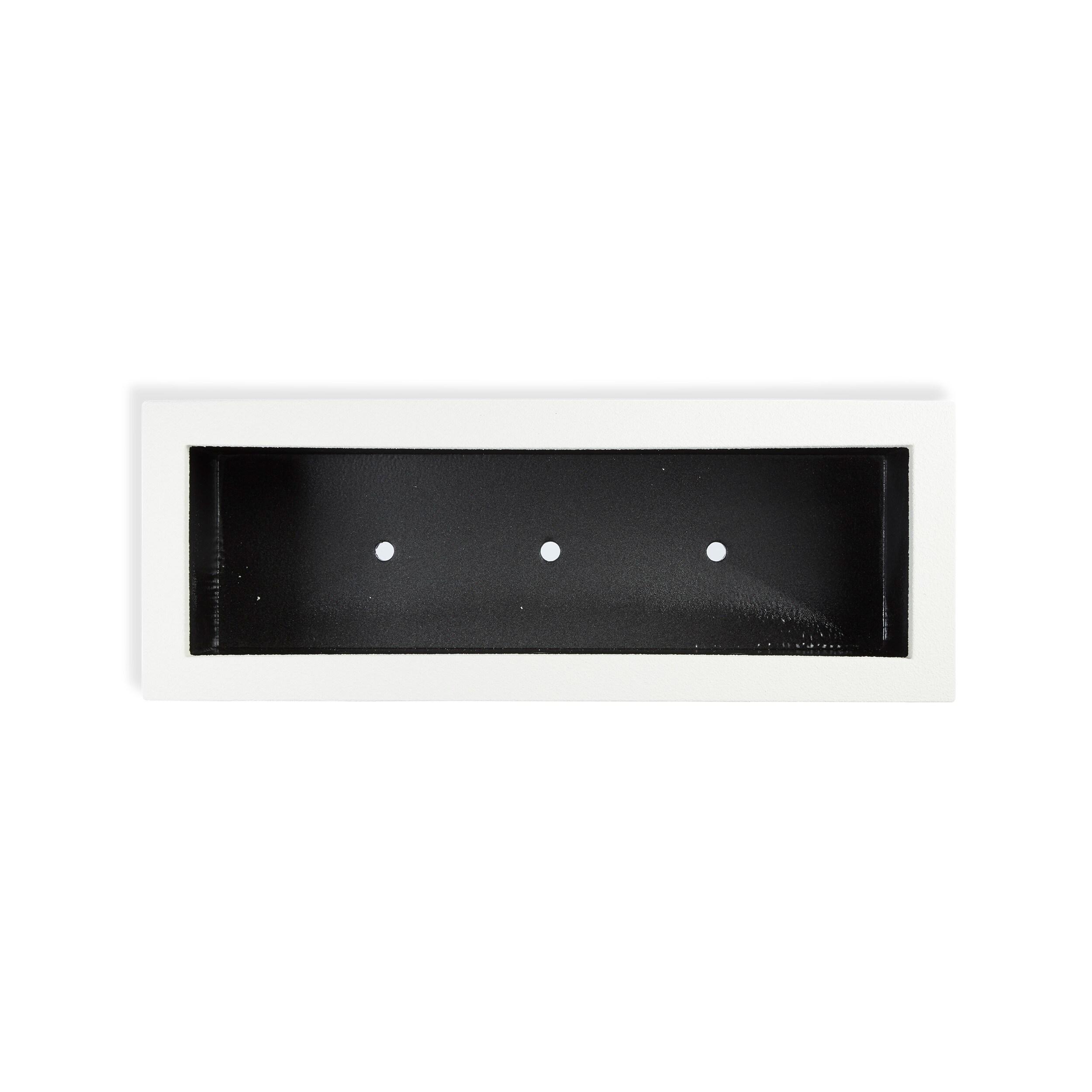 Riviera Short 46 in. x 12 in. White Trough