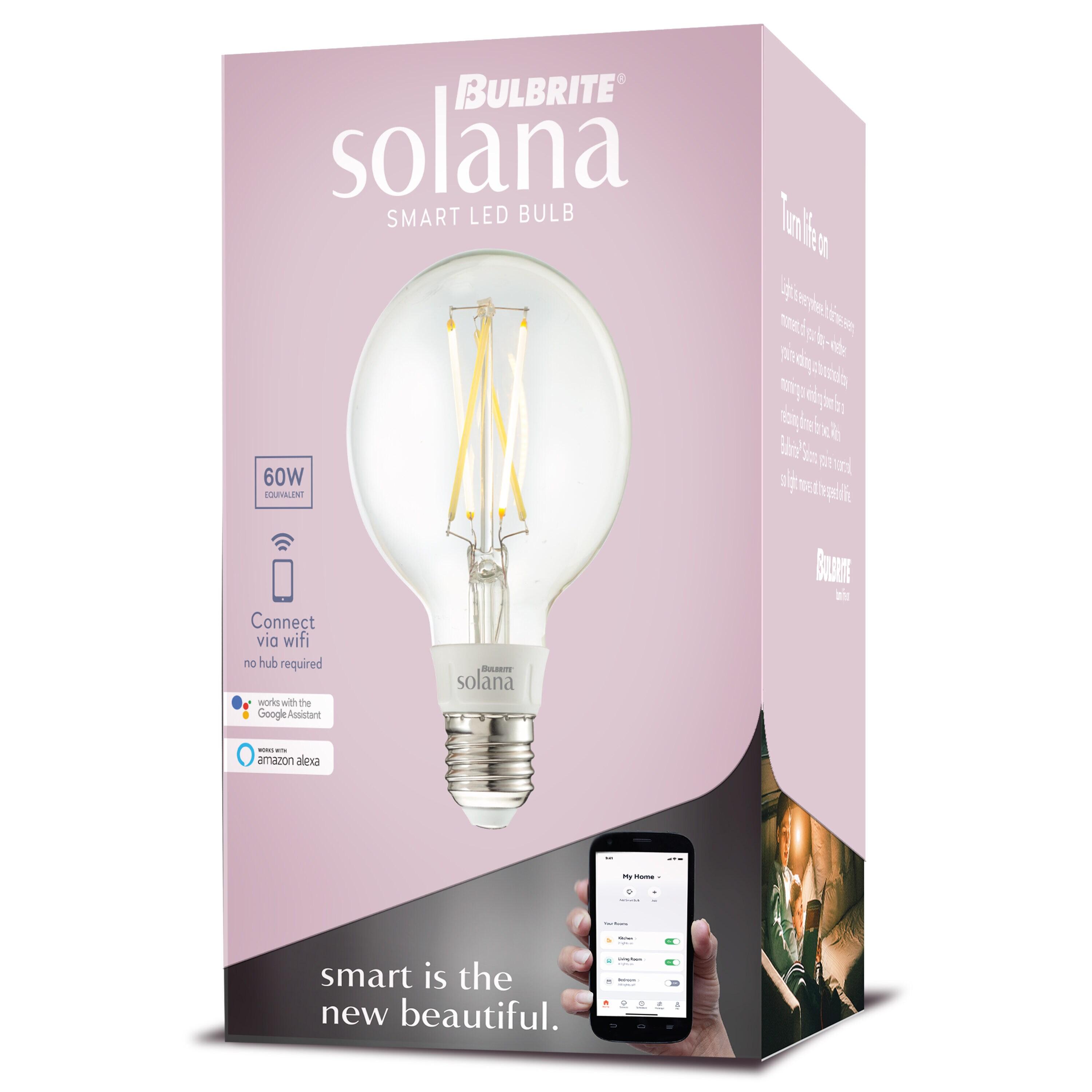 Solana G25 WiFi Connected Edison Filament LED Smart Light Bulb