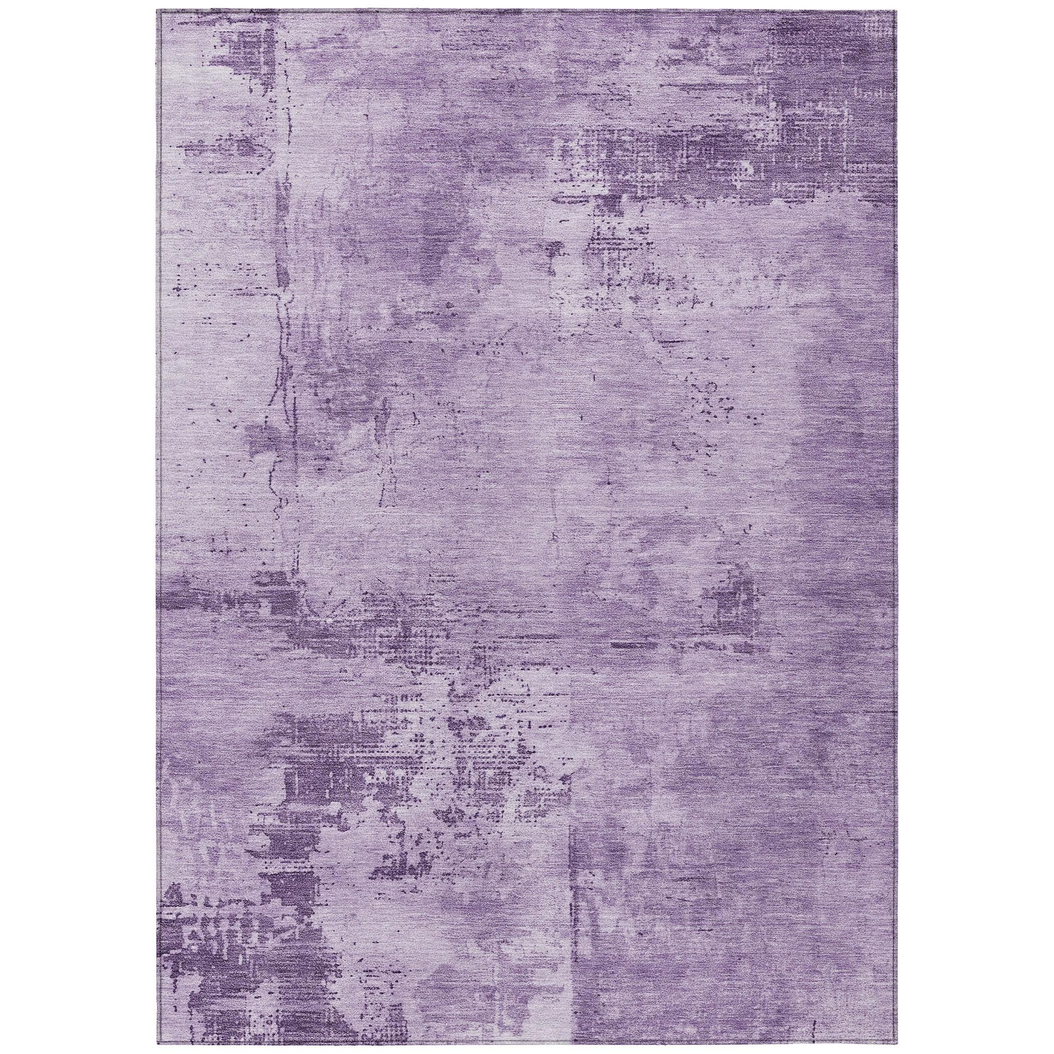 Machine Washable Indoor/Outdoor Chayden ACN1062 Lavender Rug