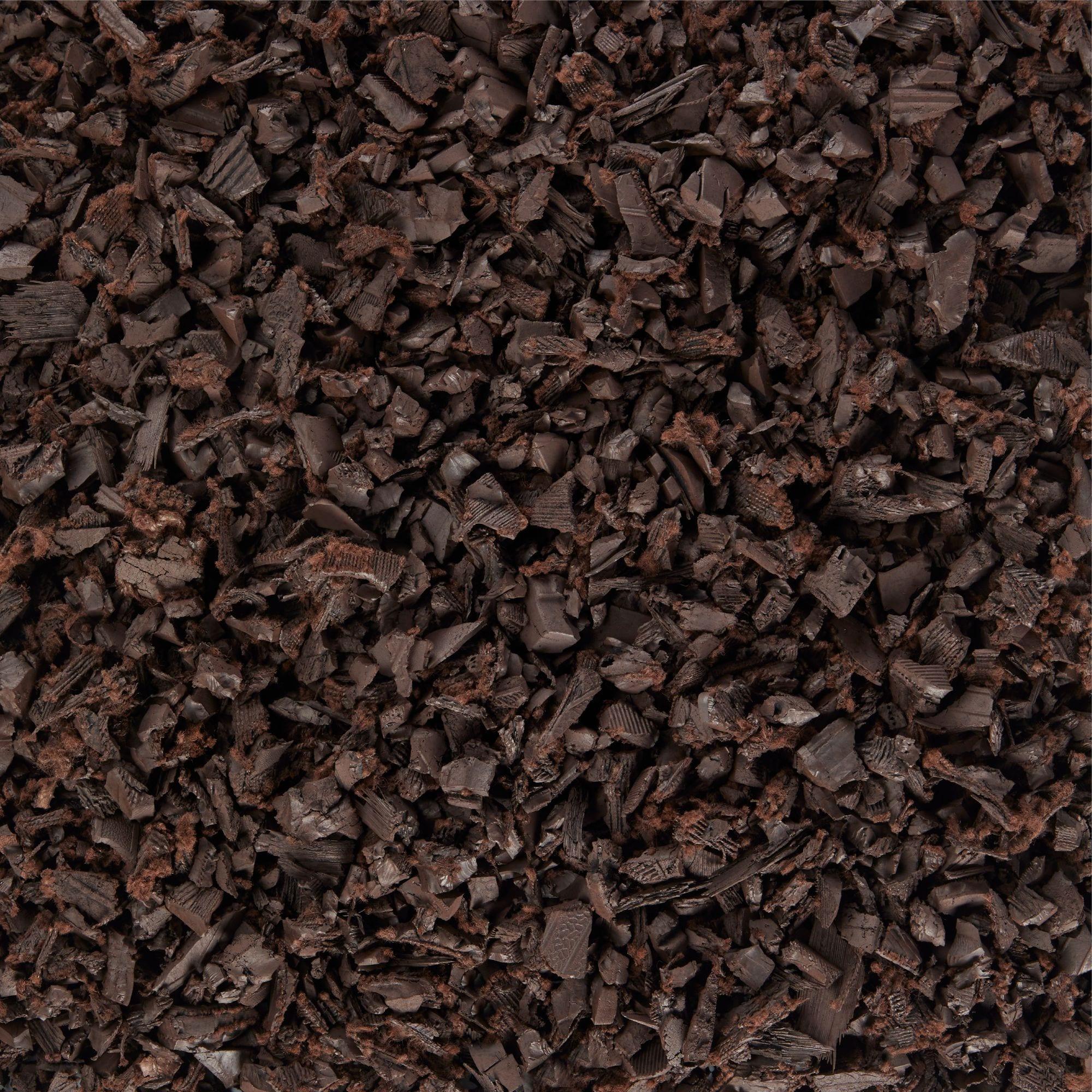 GroundSmart Brown Rubber Mulch, 75 Cu Ft Super Sack