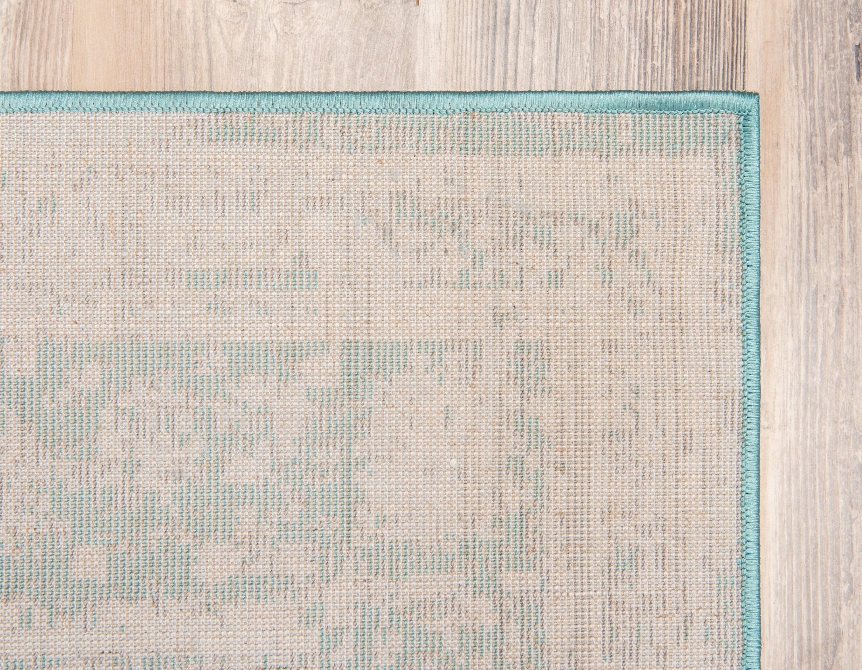 Unique Loom 8' 0 x 11' 0 Sofia Salle Garnier Turquoise Area Rug