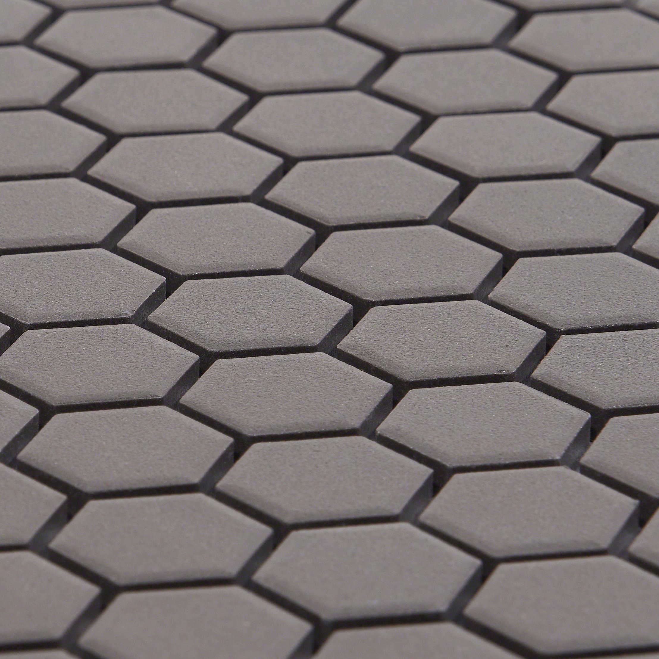 Slim 10.23" x 11.81" Matte Porcelain Floor and Wall Mosaic Tile