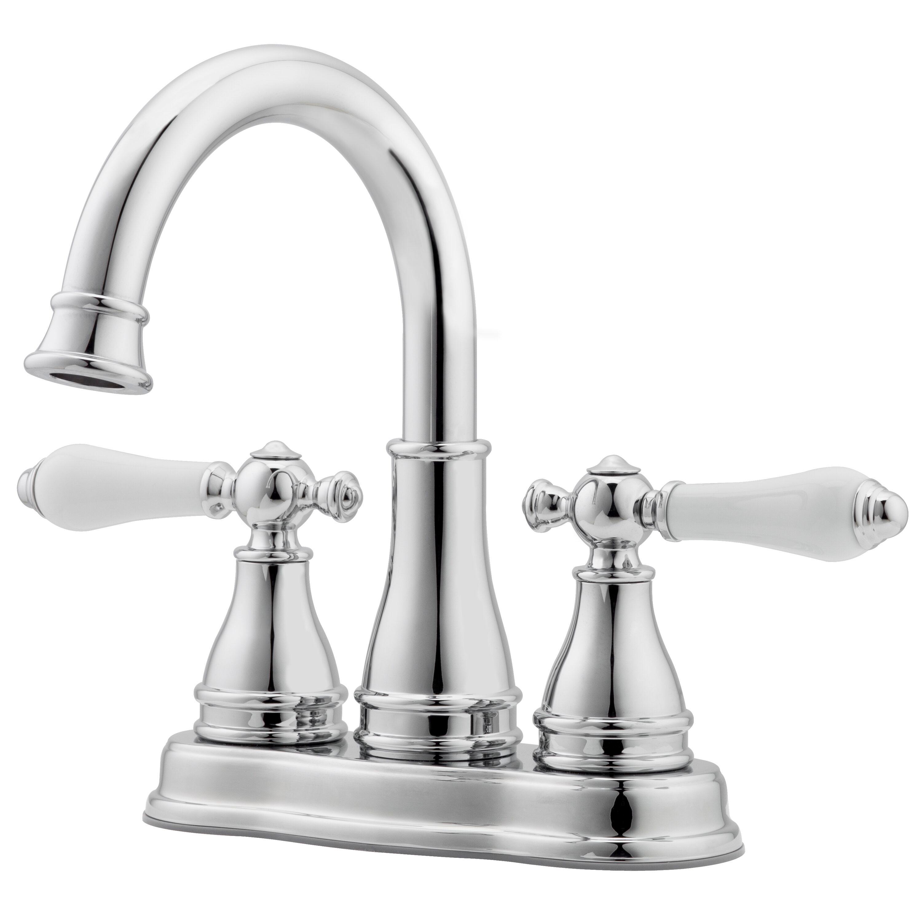 Sonterra Polished Chrome 2-Handle High-Arc Bathroom Faucet