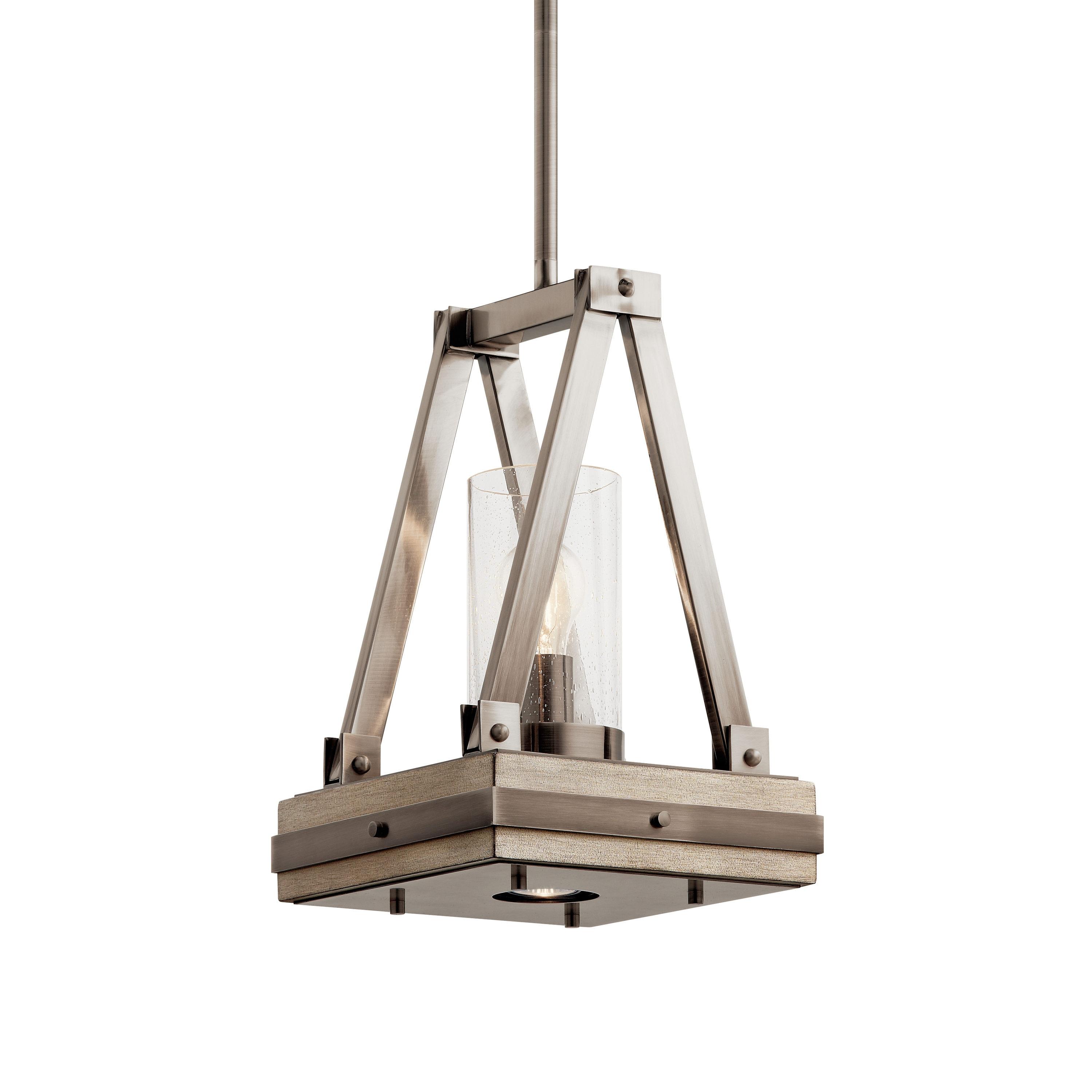 Kichler Lighting Colerne 1 - Light Pendant in Classic Pewter