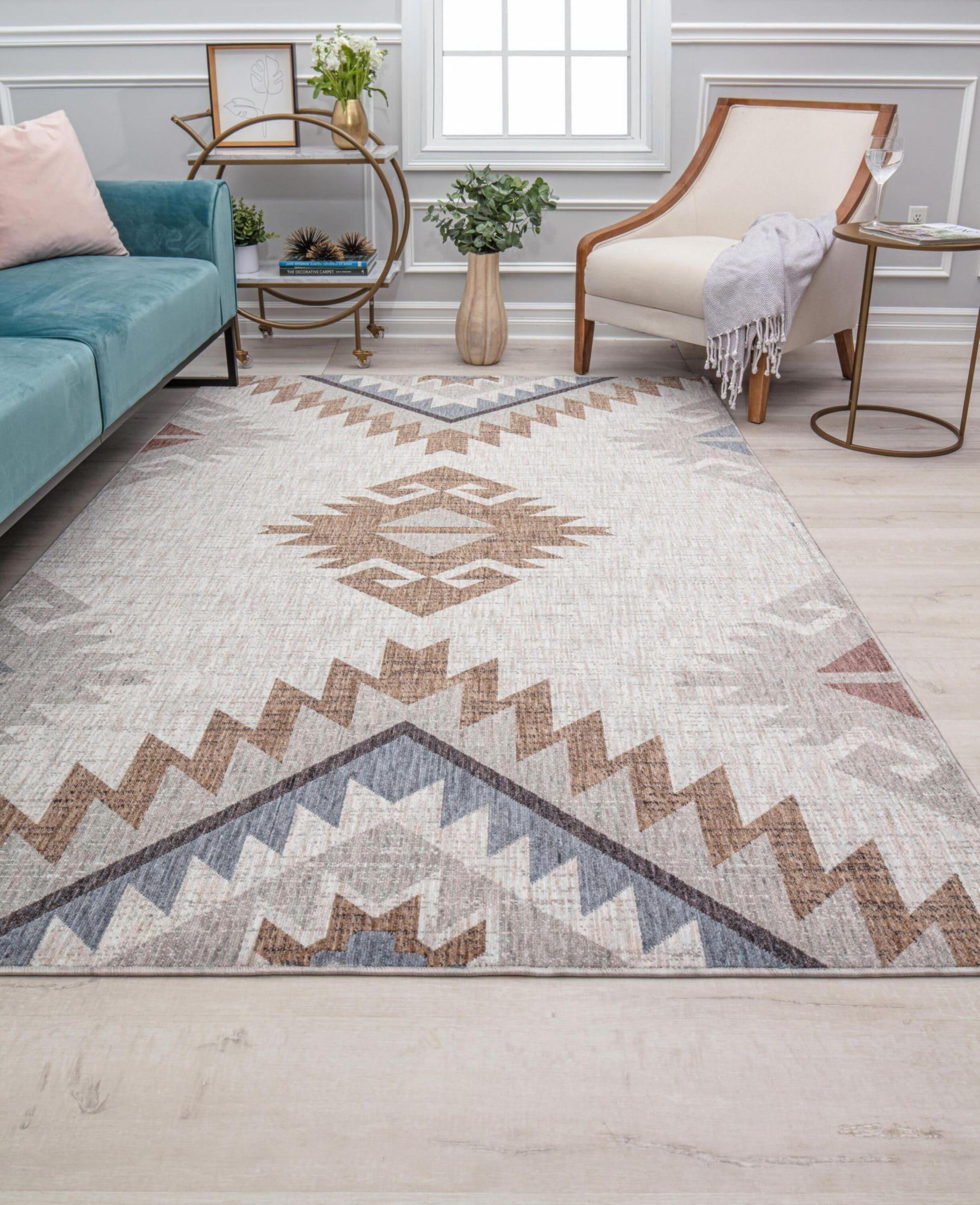 Mason Brooks Cressida CA80A Tapestry Beige Area Rug for Dining Room Rug Neutral Rug Living Room Rug Kitchen, 2'6" x 8'