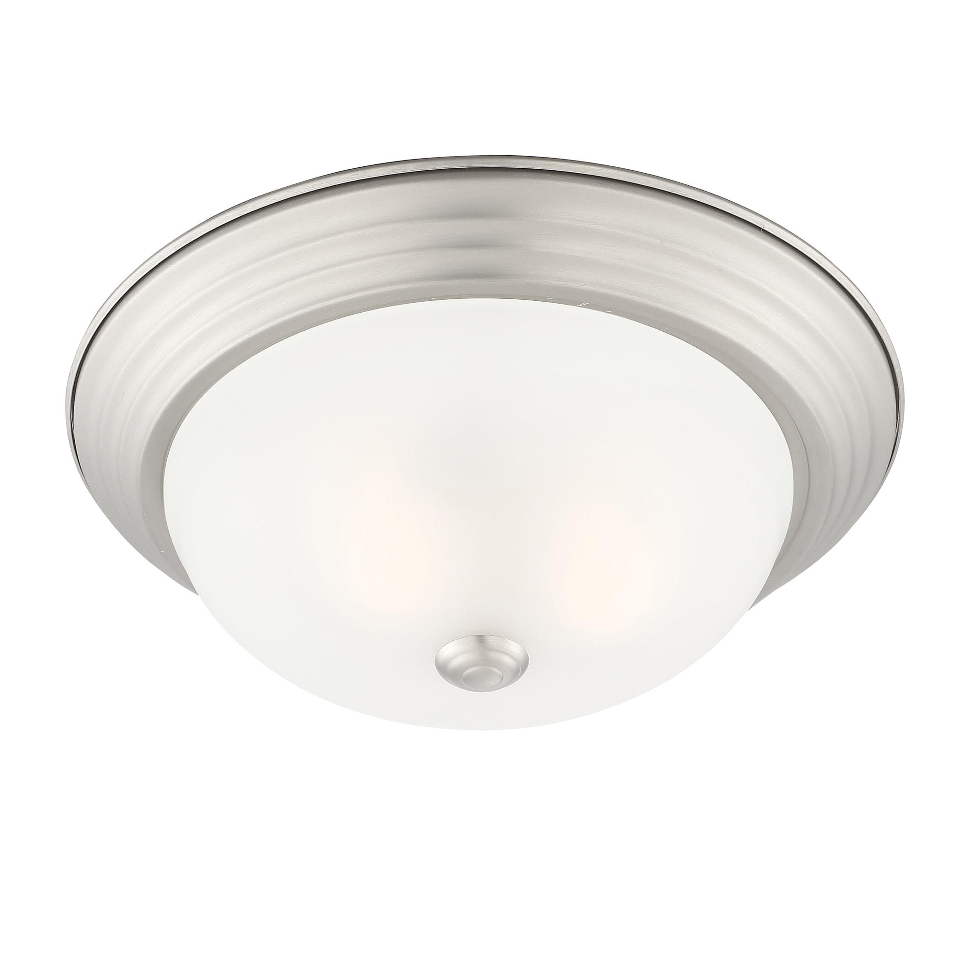 Designers Fountain 1257M-PW-W Flush Mounts Pewter Decorative Pewter