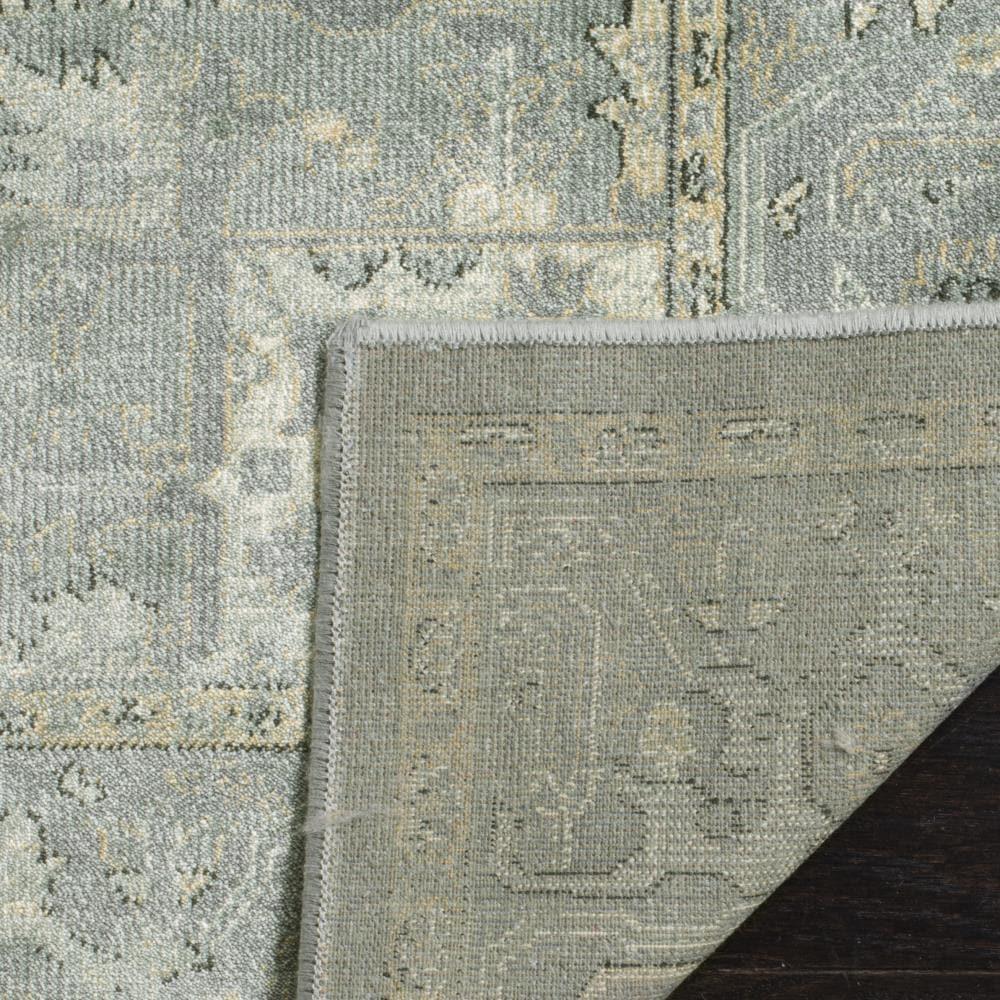 Vintage VTG114 Power Loomed Indoor Skid-Resistant Area Rug - Grey/Multi - 5'3"x7'6" - Safavieh