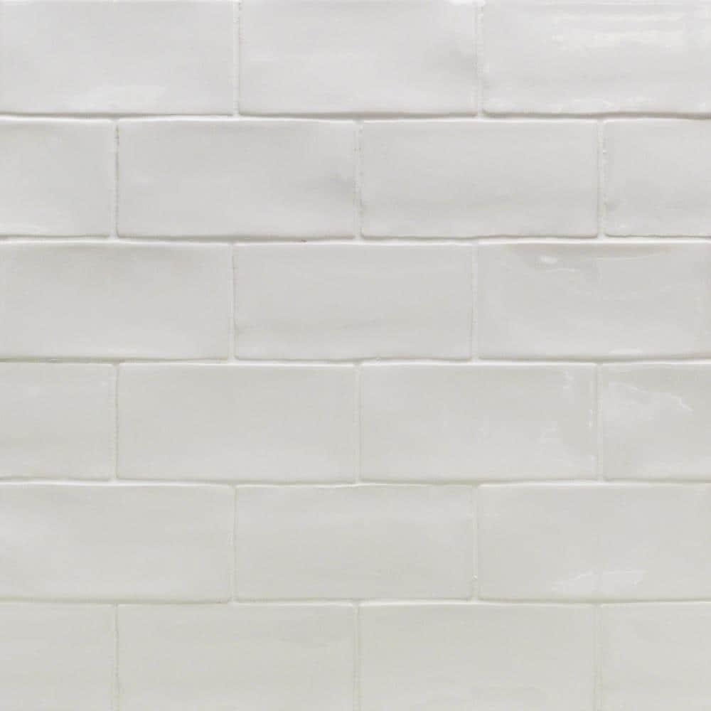 Barcelona 3" W x 6" L Polished Ceramic Subway Wall Tile (5.38 Sq. Ft. / Case)