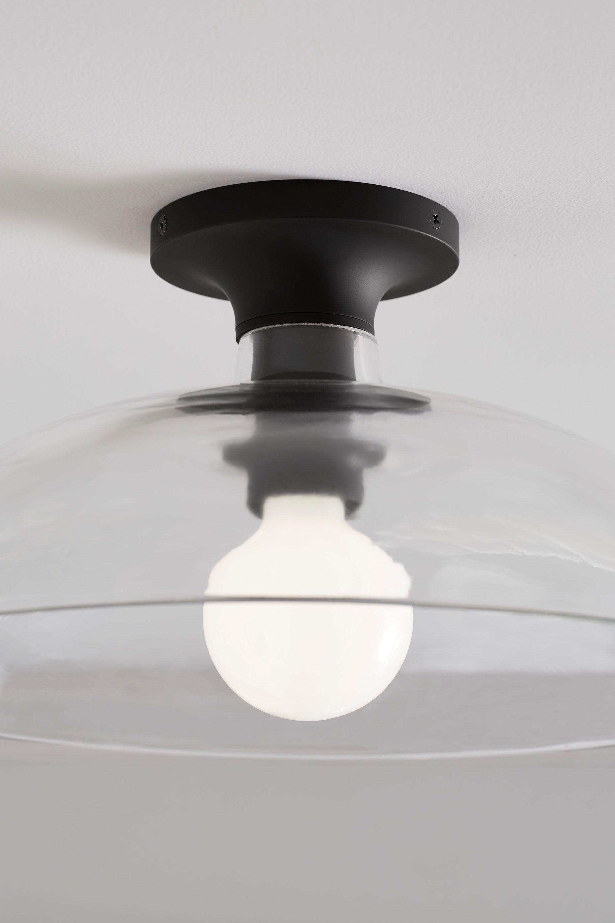 Tone™ 1 Light Semi Flush Mount with Domed Glass Shade