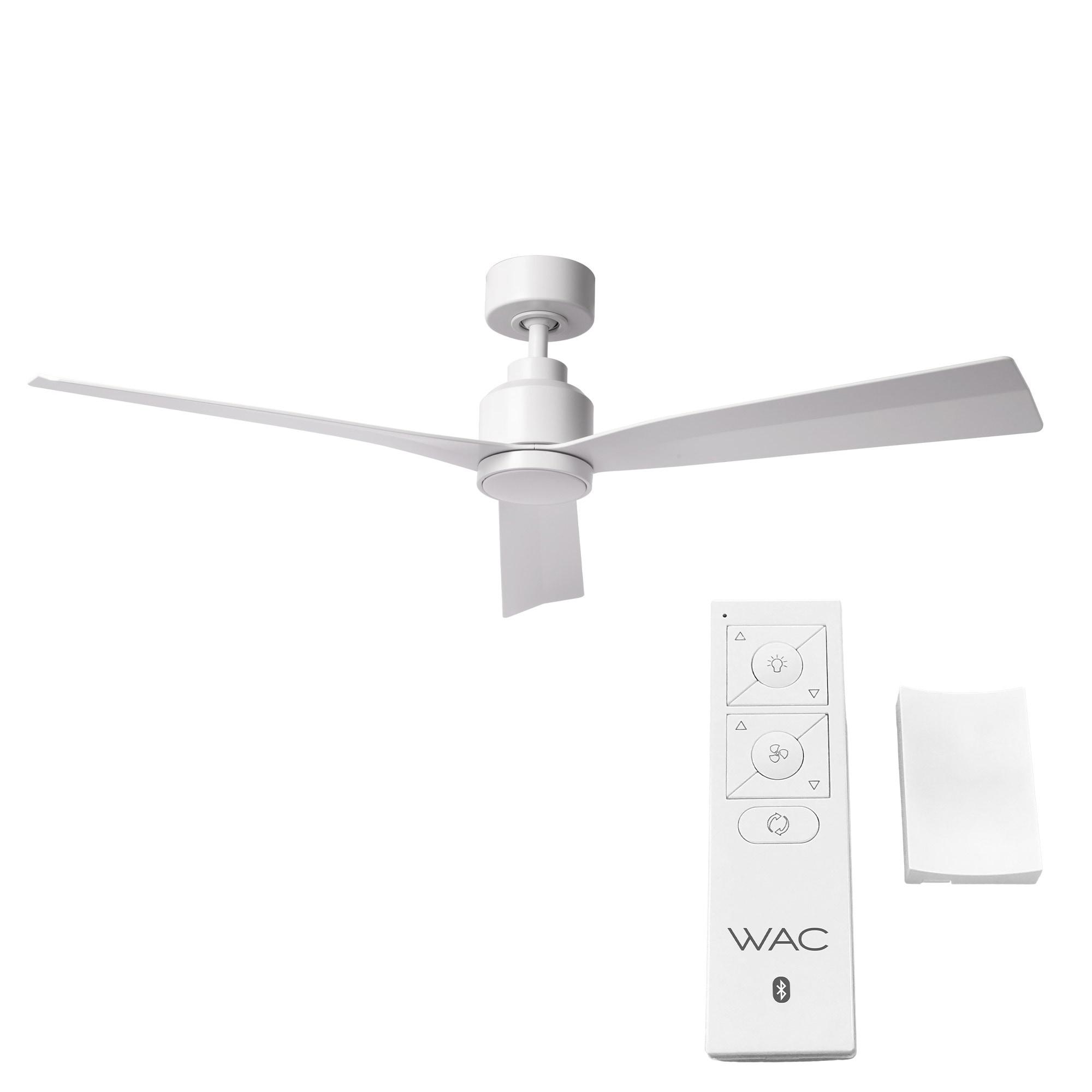 52" Smart Home Compatible 3 Blade Smart Ceiling Fan with Remote