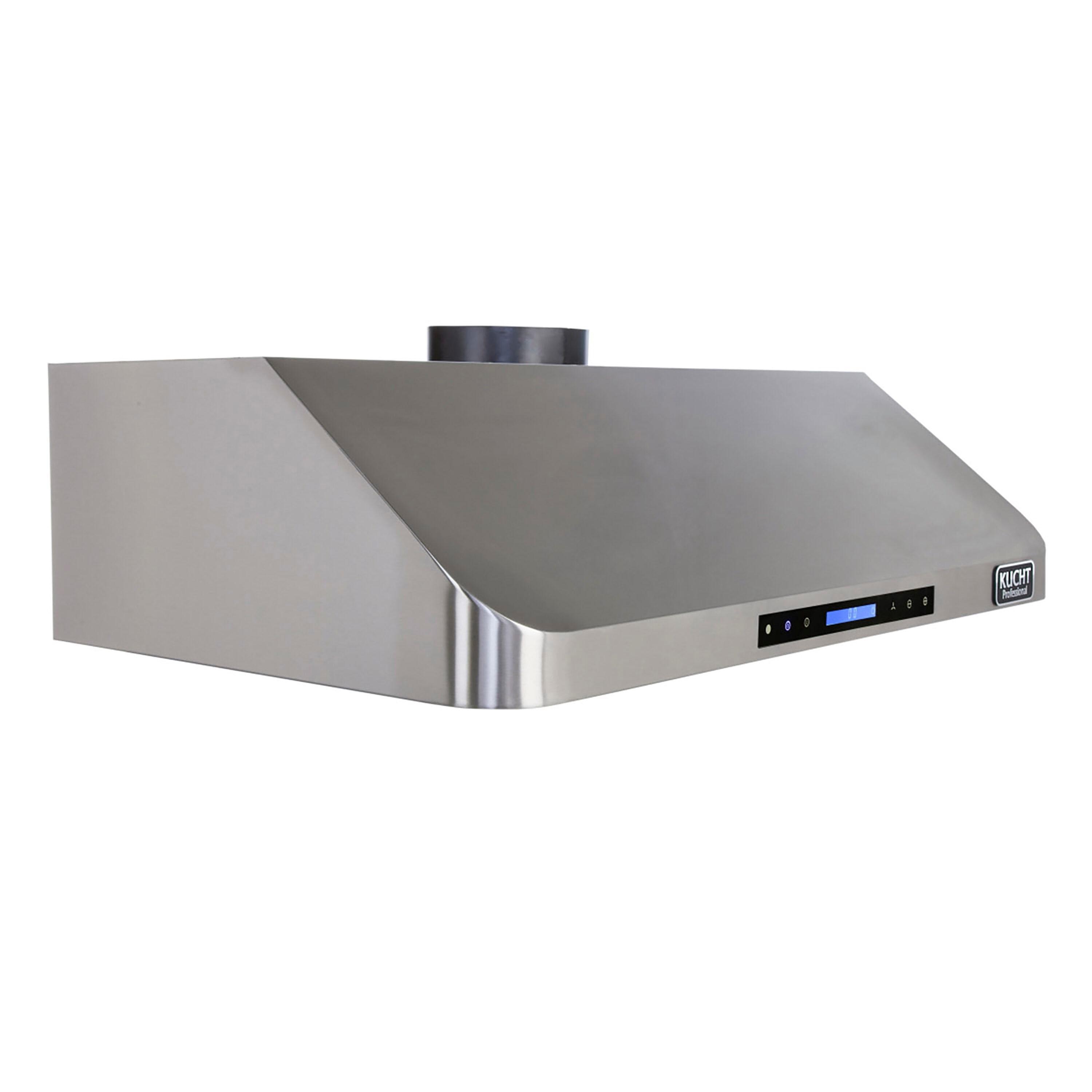 Kucht 36" Stainless Steel 900 CFM Ducted (Vented) Under Cabinet Range Hood with Baffle Filter