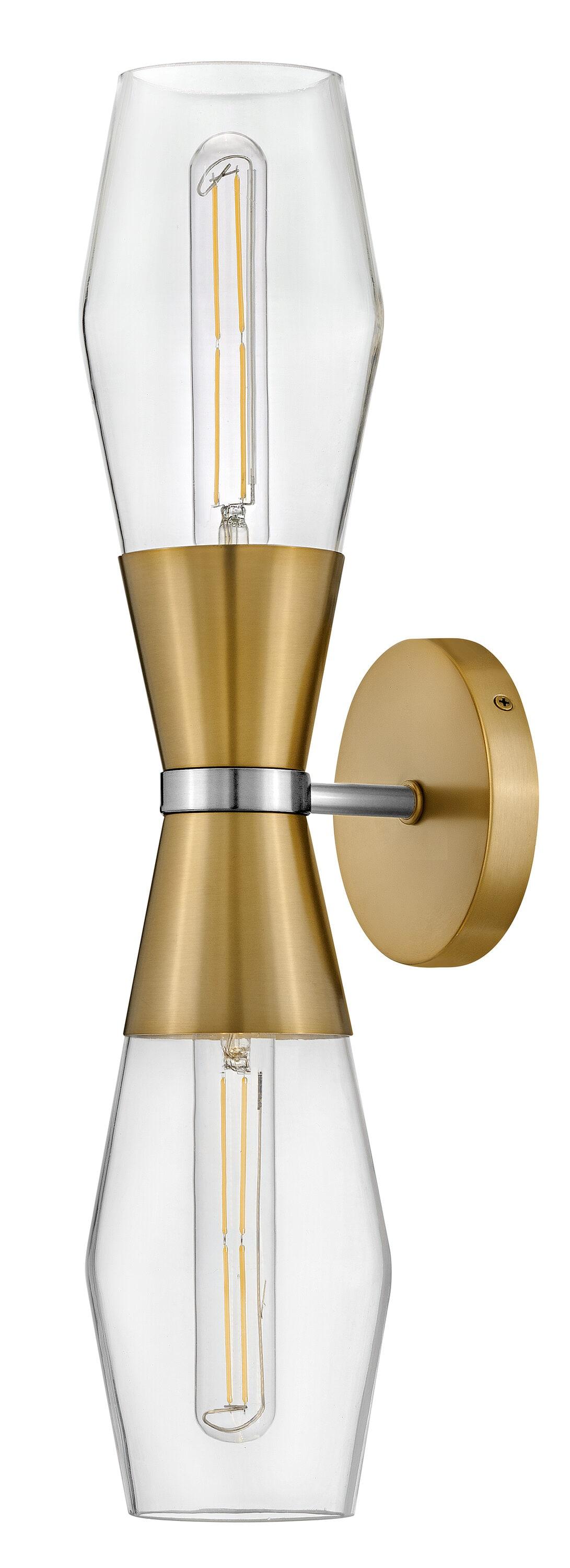 Lark Livie 2 - Light Sconce in  Lacquered Brass