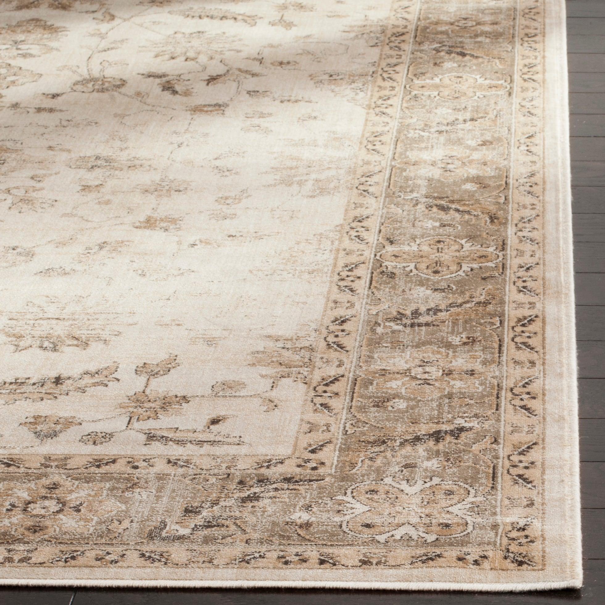 Vintage VTG168 Power Loomed Indoor Area Rug - Stone/Mouse - 6'7"x9'2" - Safavieh.