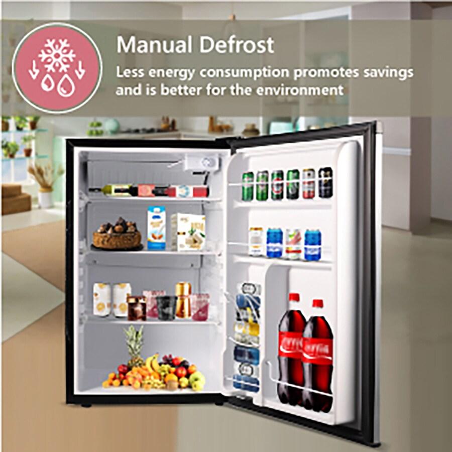 Equator Advanced Appliances Conserv 20in STAINLESS Compact Refrigerator 4.5cF Reversible Door 110V