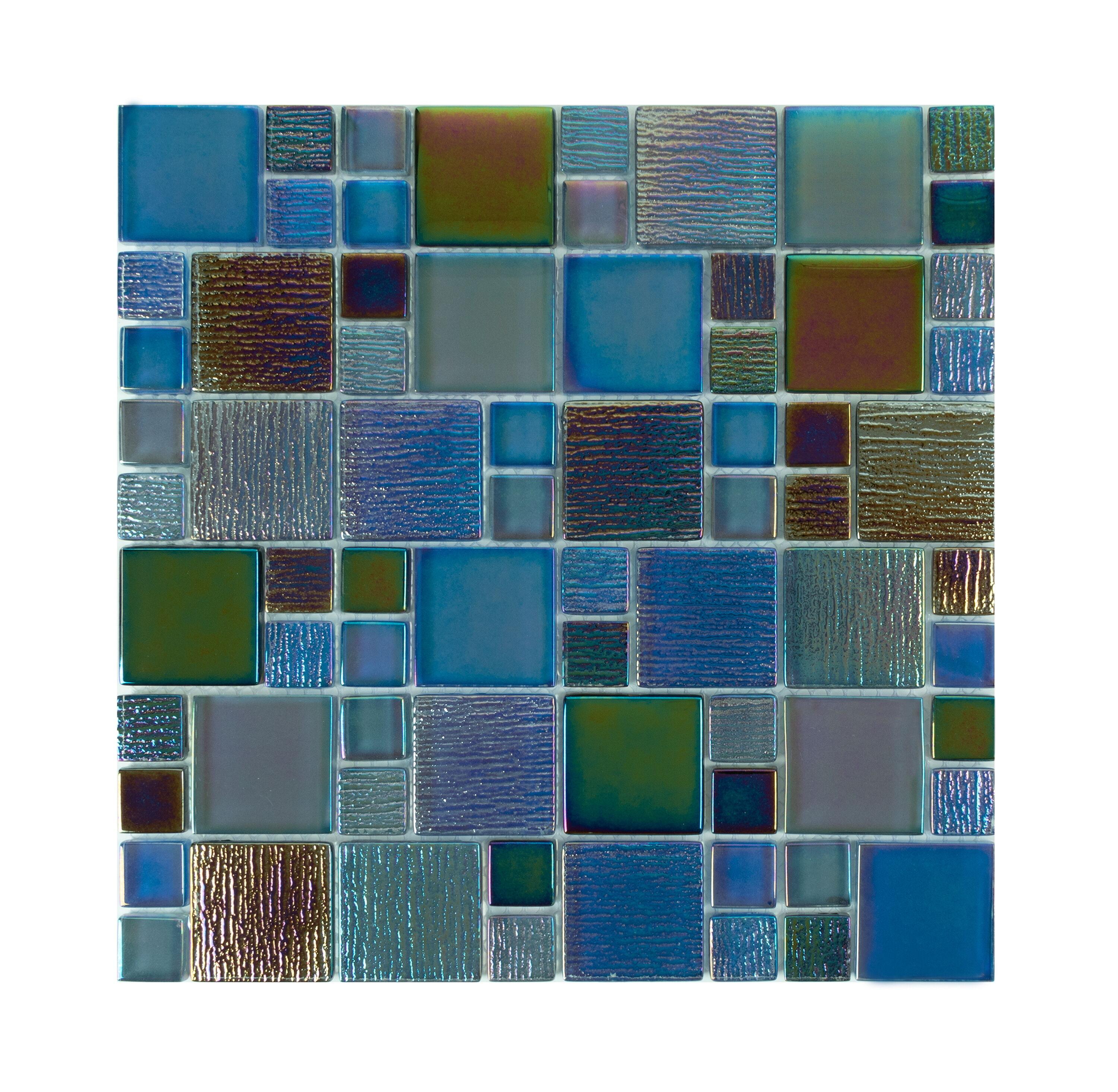Reflections Artista Glass Versailles Mosaic Sheet Tile