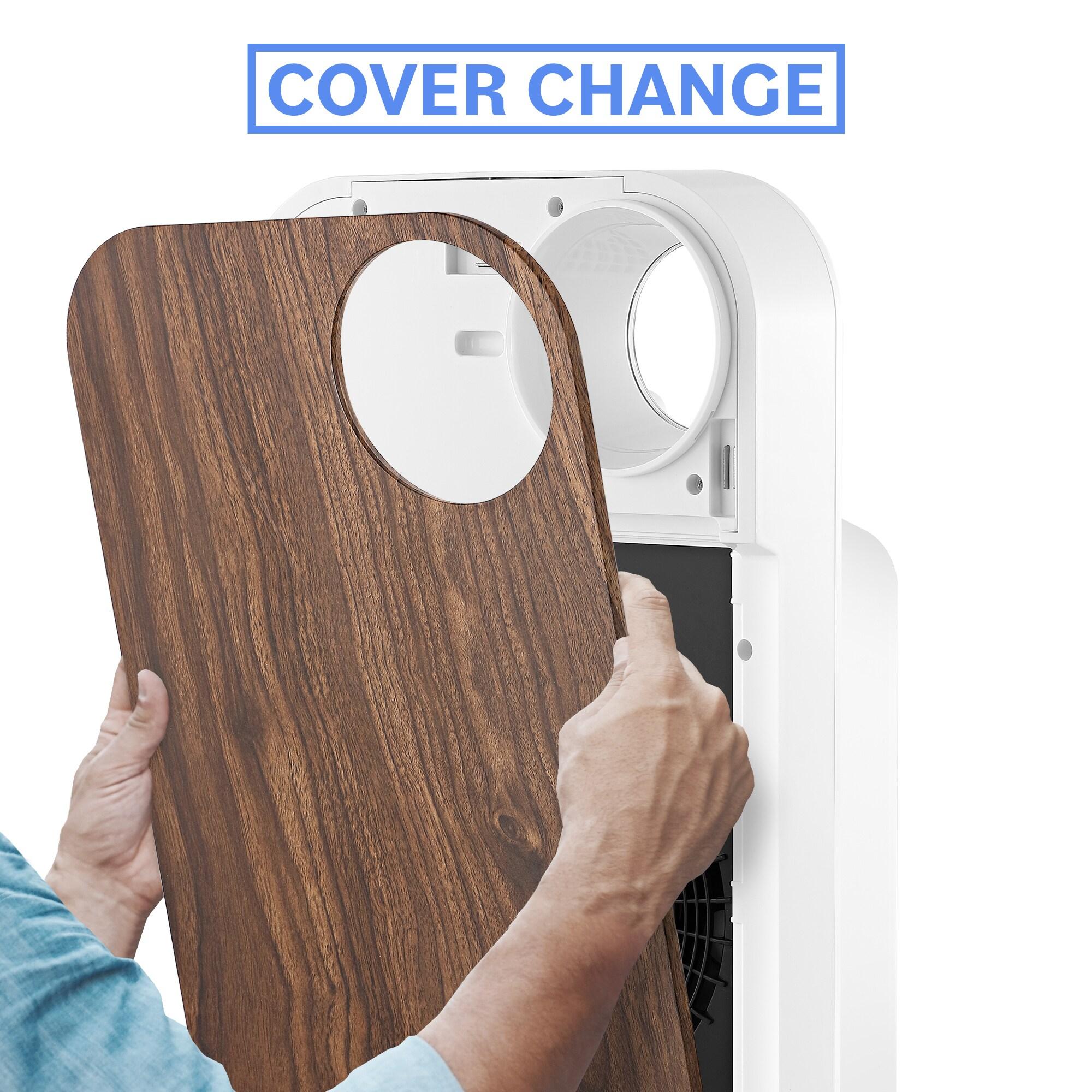 OVAL AIR 3-Stage H13 True HEPA 5-in-1 Air Purifier reduces Allergies, Asthma, Pets, Odor, Smoke