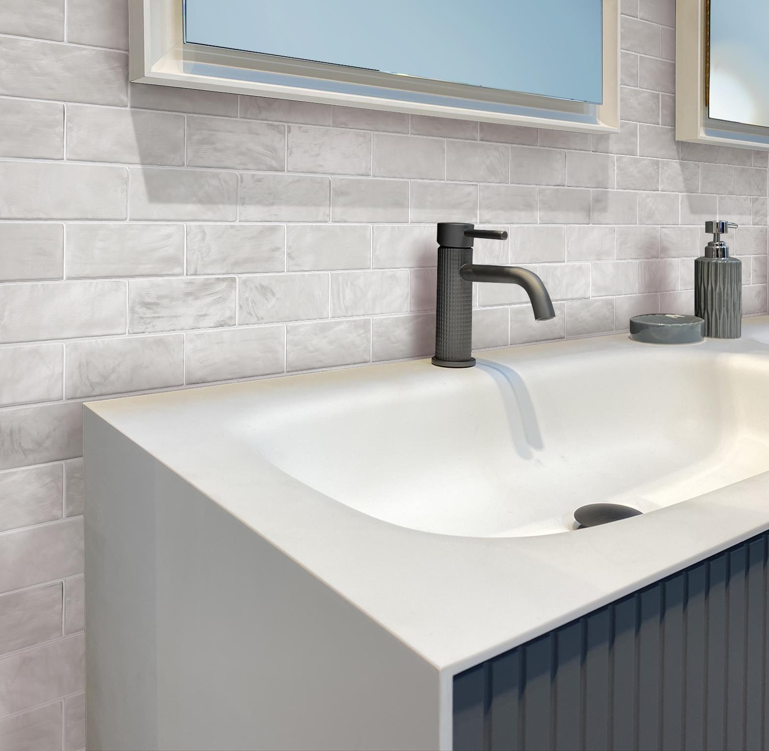 Apollo Tile 38 pack 2.5 in. x 8 in. Polished and Honed Ceramic Subway Wall Tile (5.38 sq. ft./Case)