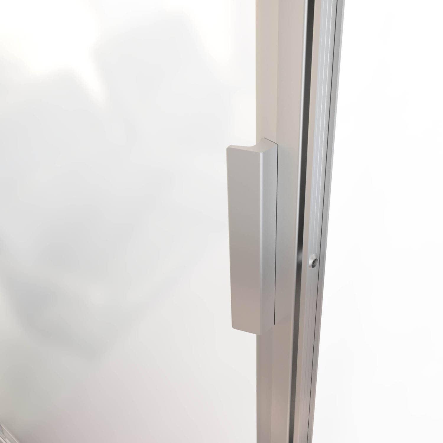 Deluxe 47" x 72.13" Pivot Framed Shower Door