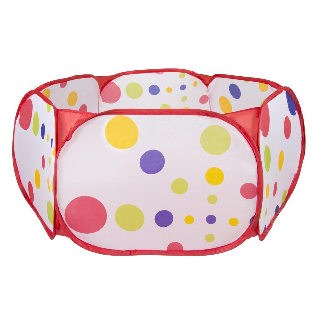 Toy Time Kids Popup 6-Sided Ball Pit With 200 Balls