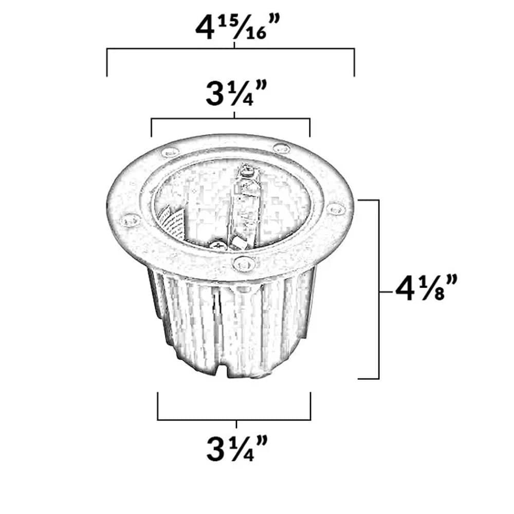 AQLighting Low Voltage Integrated LED Metal Well Light