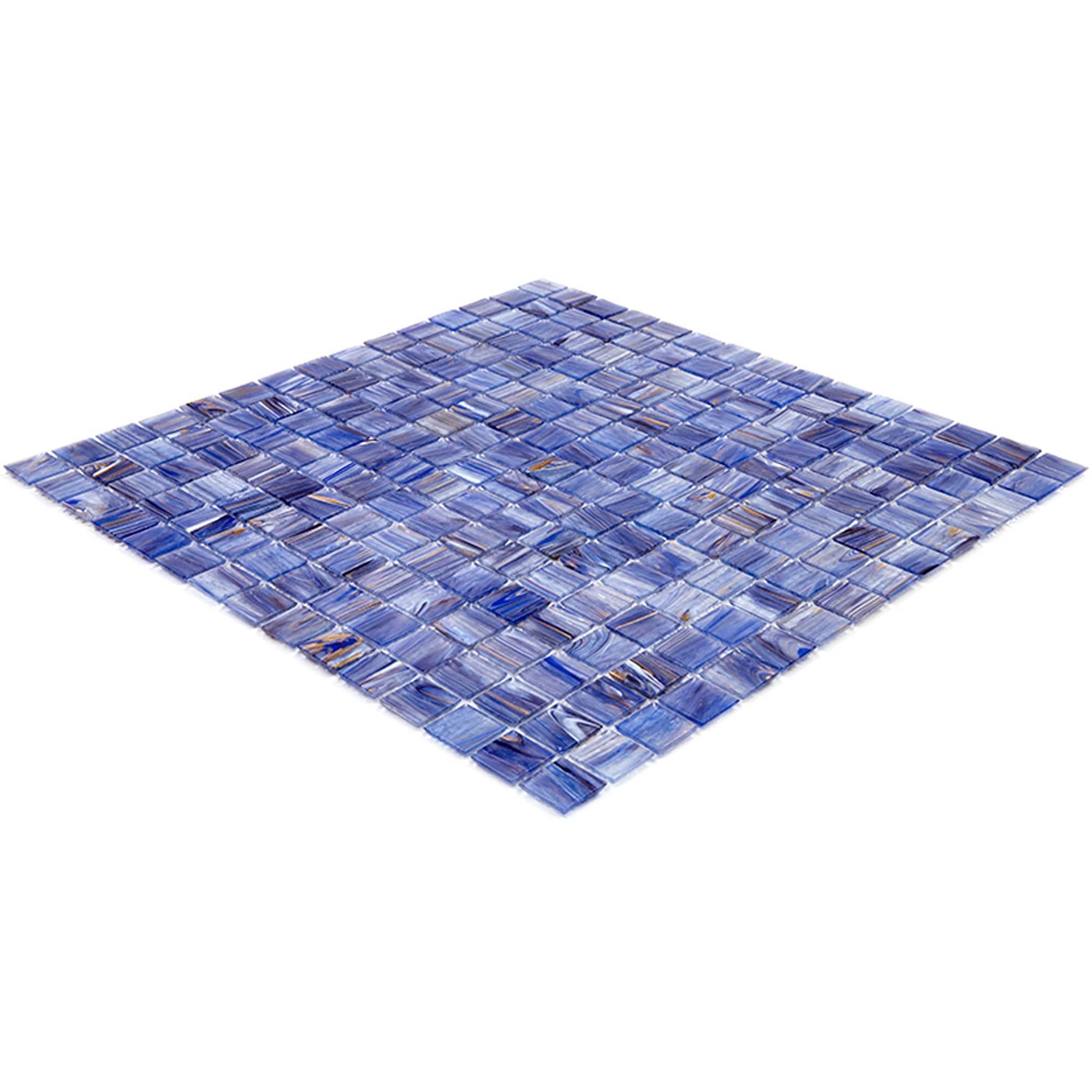 Celestial 0.8" x 0.8" Glass Grid Mosaic Wall & Floor Tile