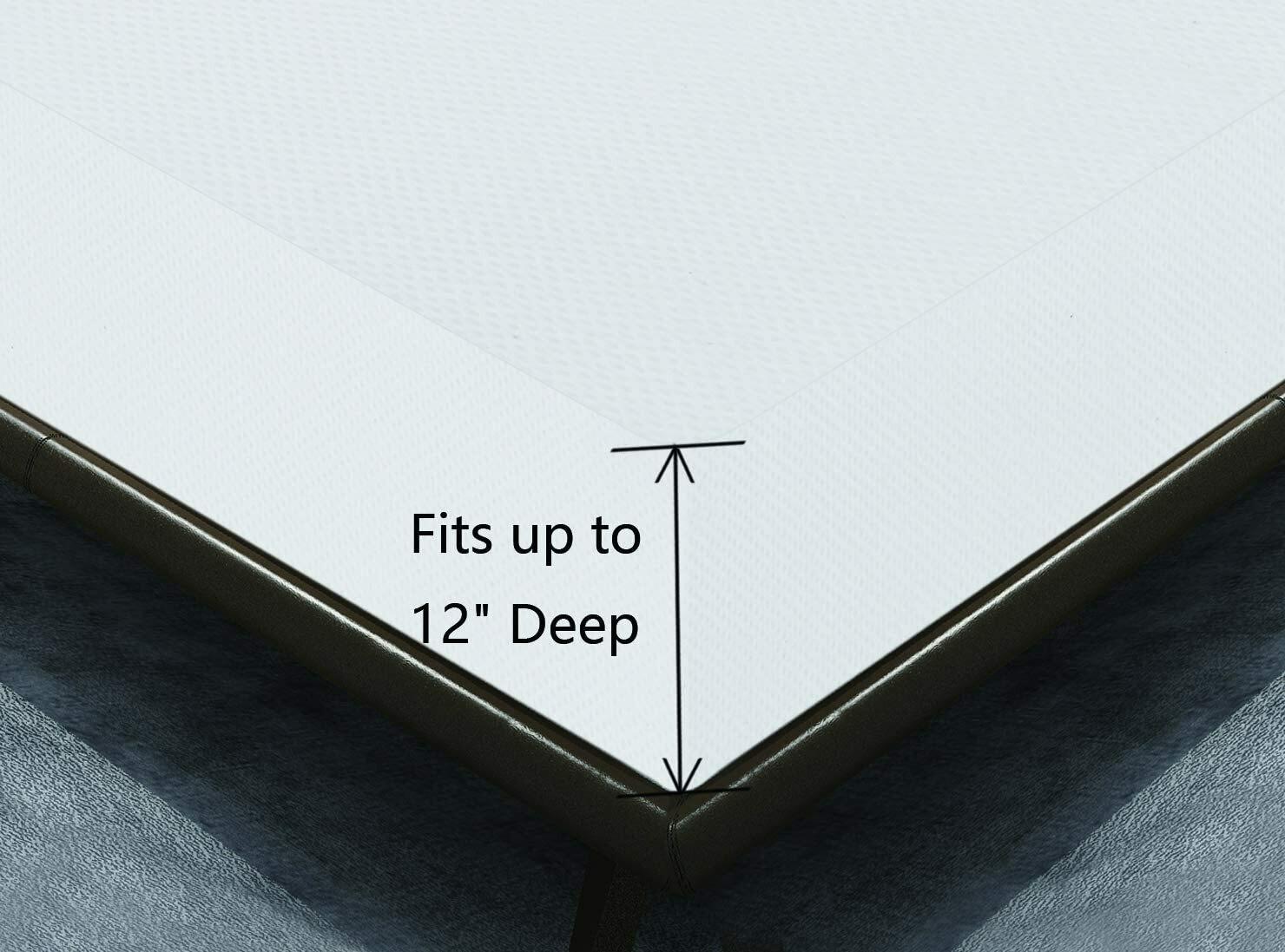 J&V TEXTILES Waterproof Bed Bug Proof Mattress Encasement Protector (Queen)
