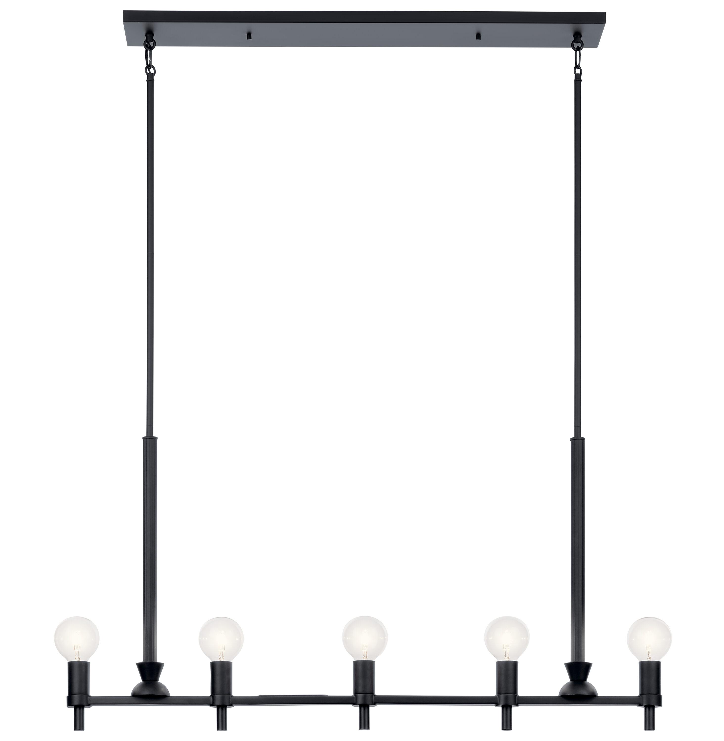 Kichler Lighting Torvee 5 - Light Chandelier in  Black