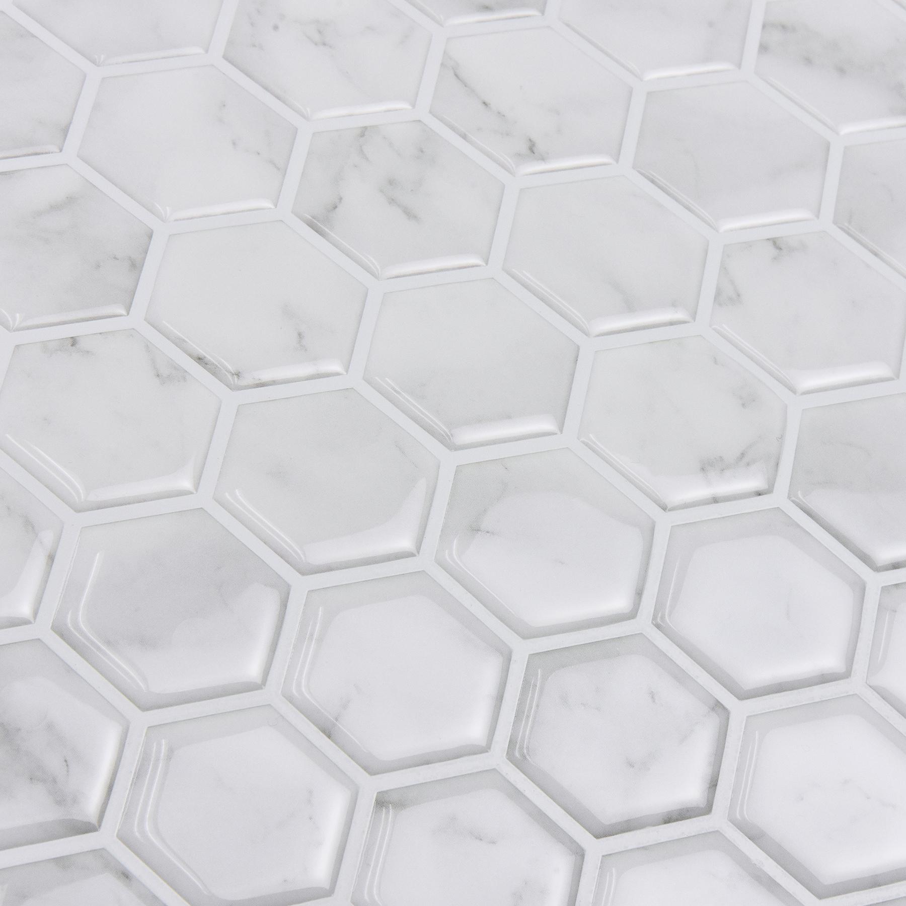 1'' W x 1'' L PVC Peel and Stick Mosaic Tile