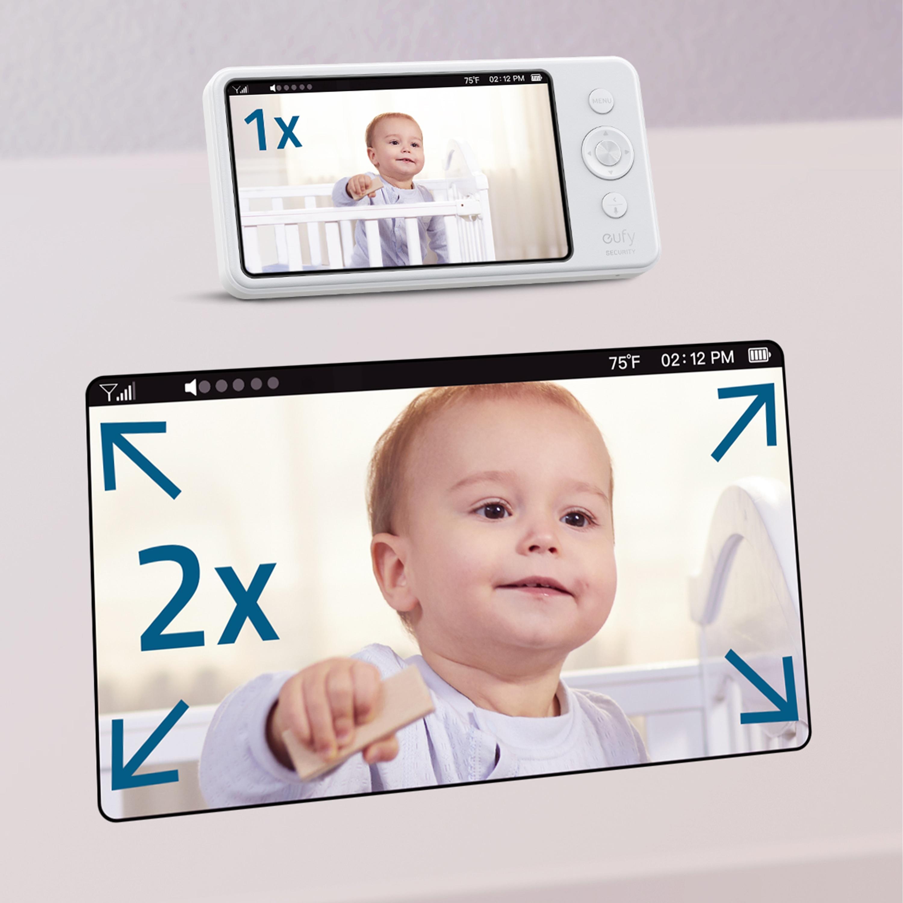 eufy Spaceview Pro Baby Monitor and Camera, 5-inch and 720p LCD Display, E83121D1